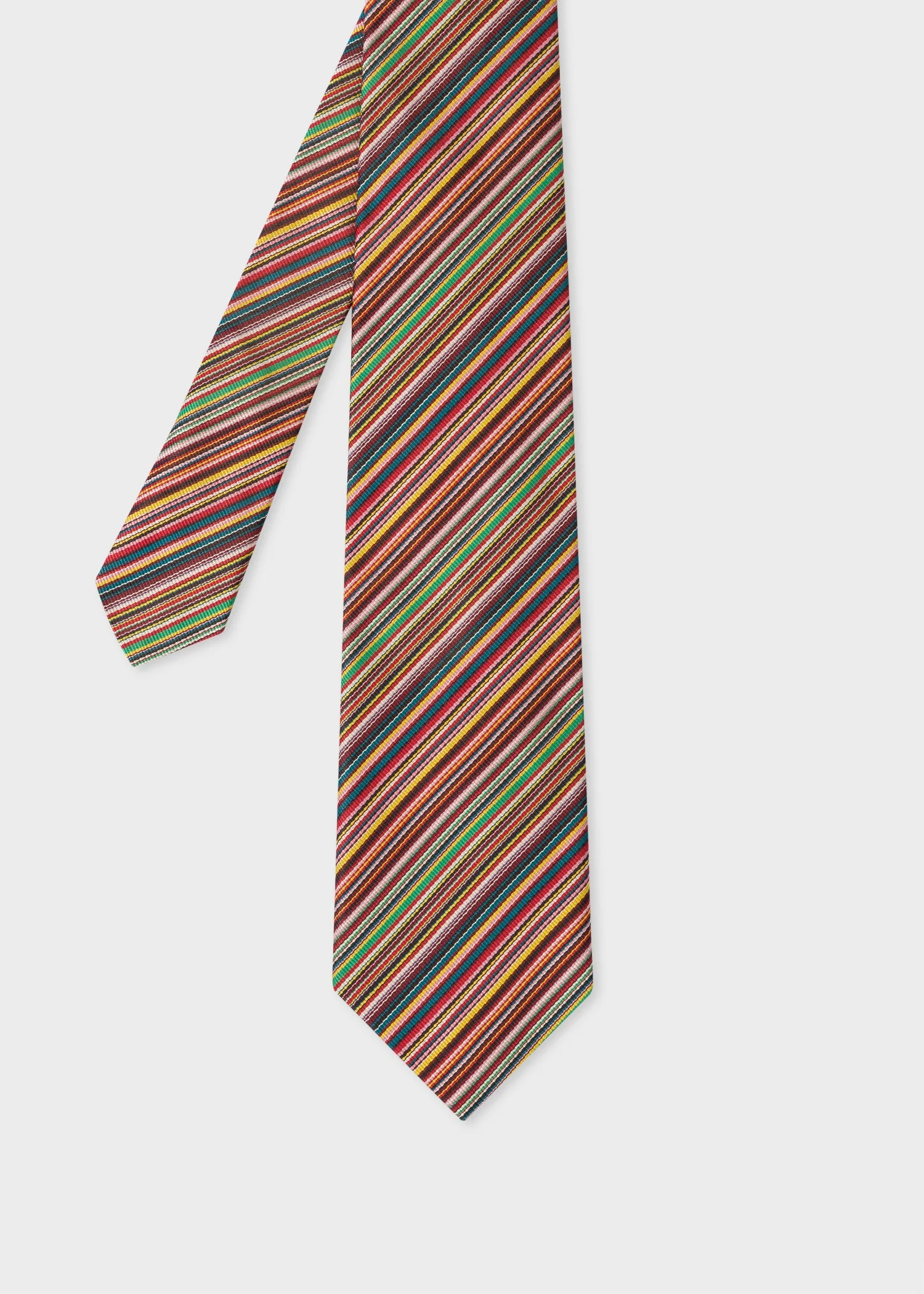 'Signature Stripe' Silk Tie - 1