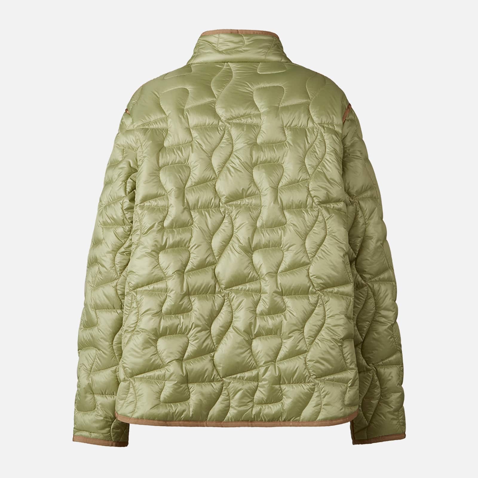 Quilted Bomber Jacket Khaki - 2