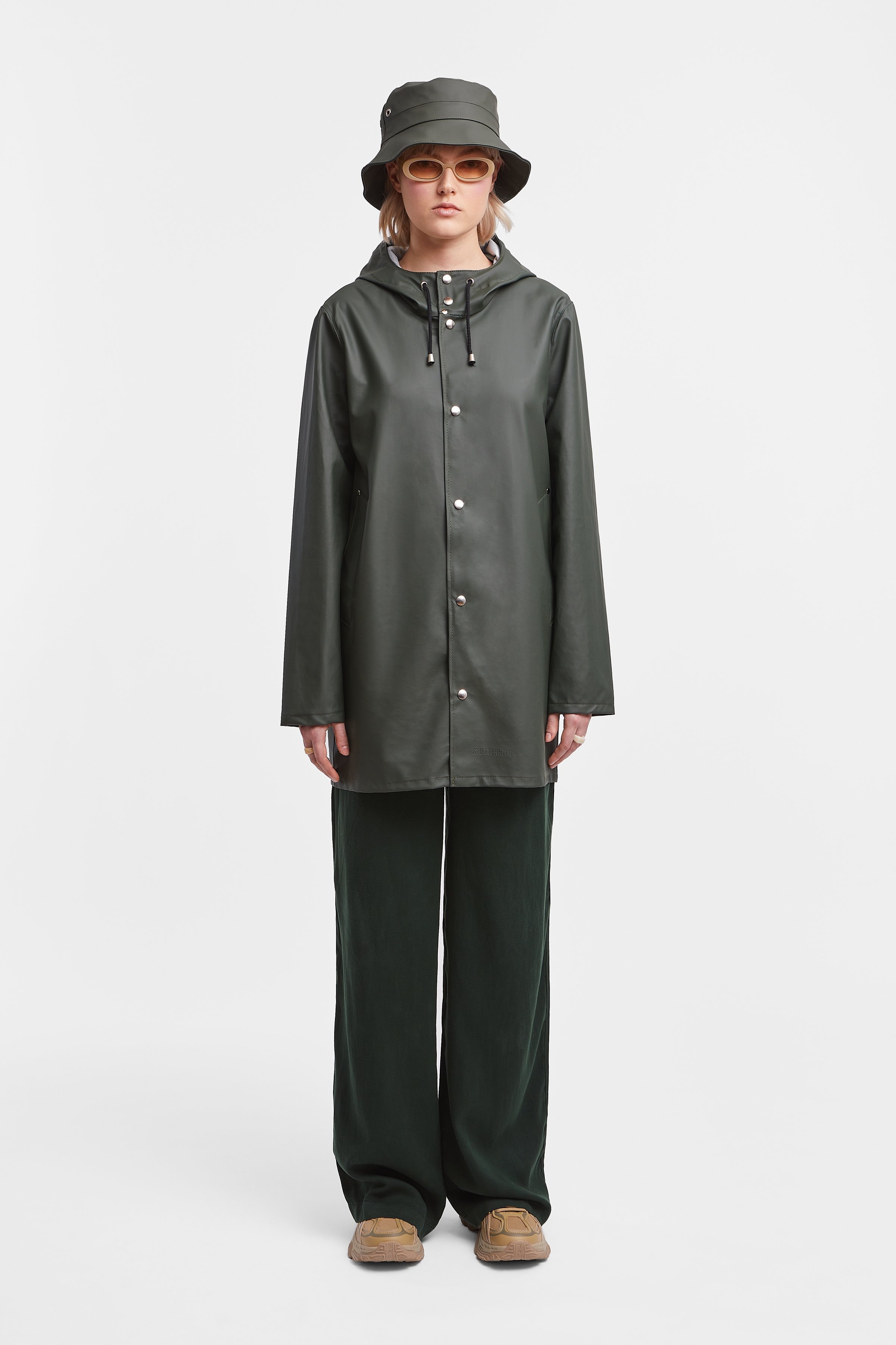 Stockholm Lightweight Raincoat Green - 2