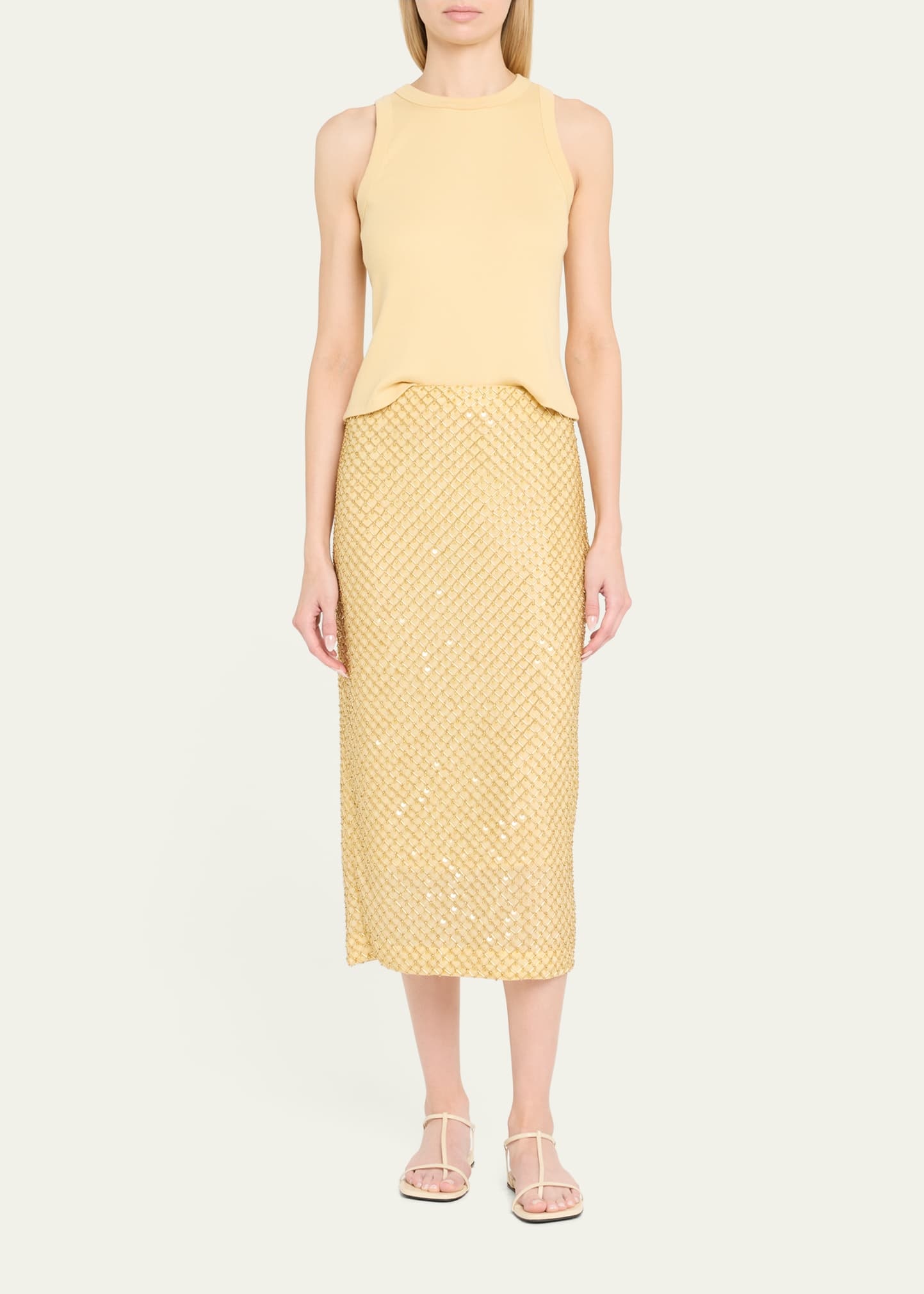 Allora Beaded Midi Skirt - 2