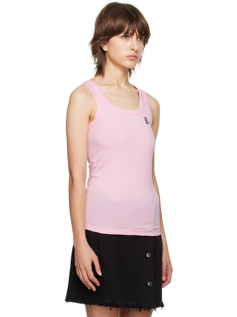 Pink Patch Tank Top 2