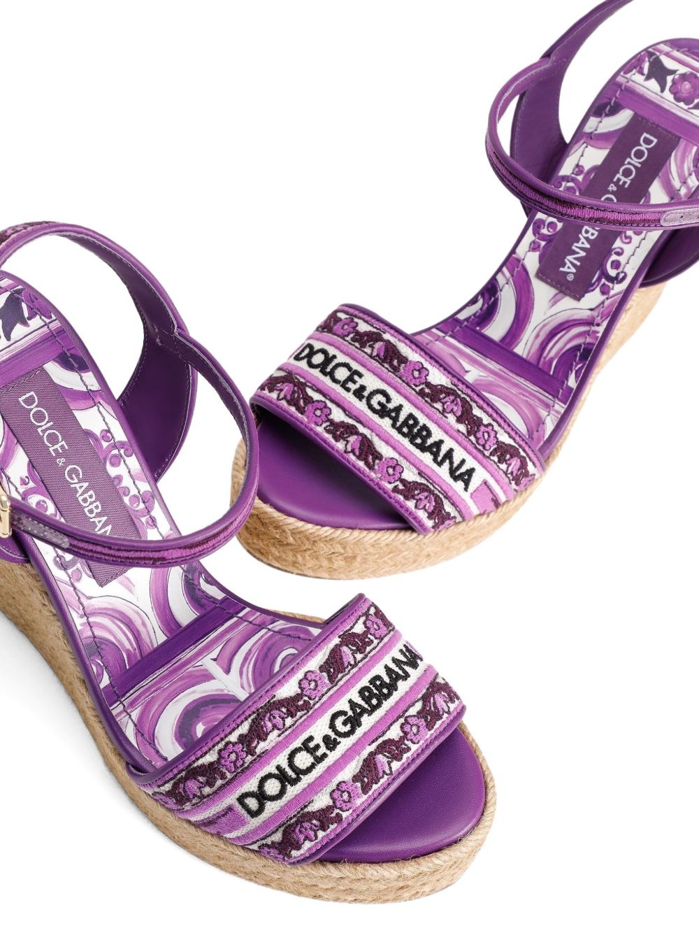 90mm Maiolica-print sandals - 4