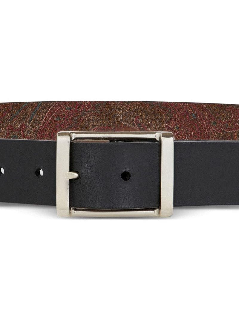 Etro reversible leather belt outlook