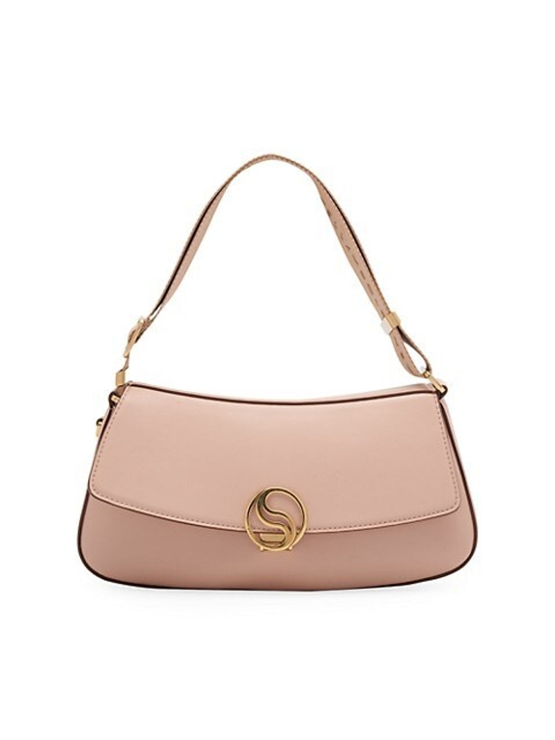 Logo Vegan Leather Shoulder Bag 3