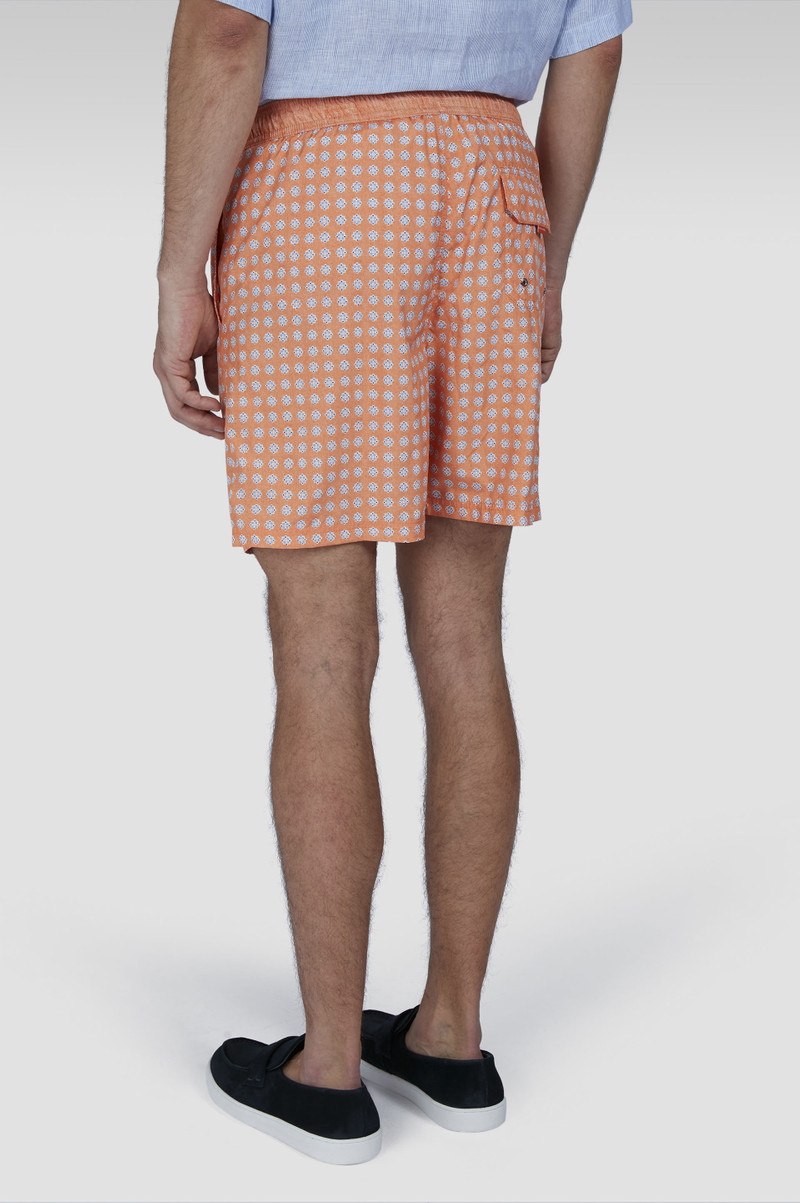 SWIM SHORTS WITH ALLOVER MICRO-PRINT 3