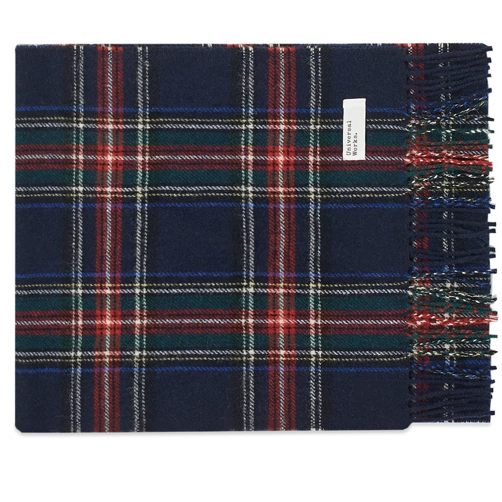 Universal Works Tartan Wool Scarf - 1