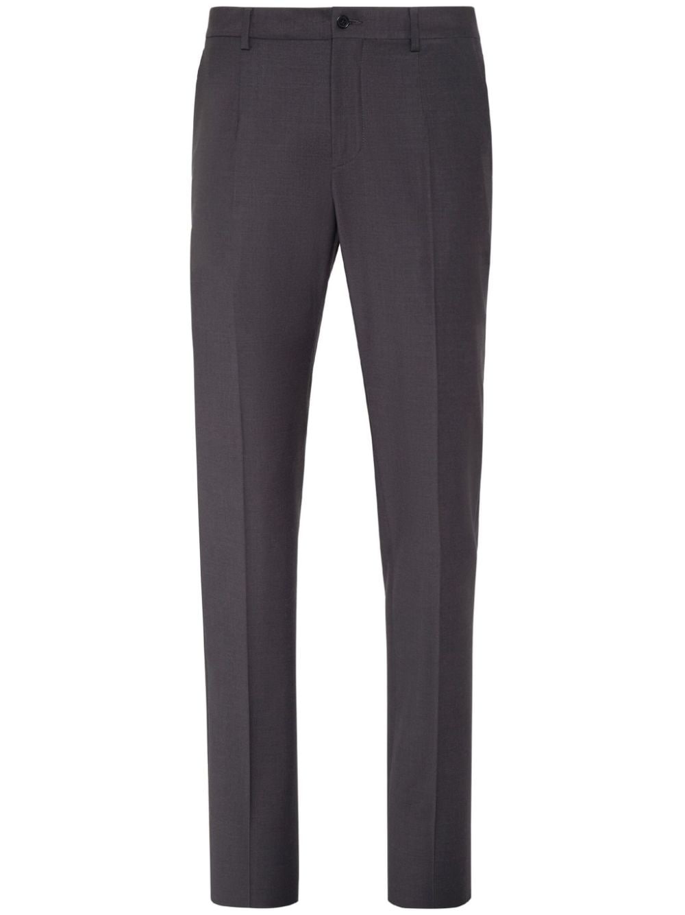 pressed-crease tailored trousers - 1