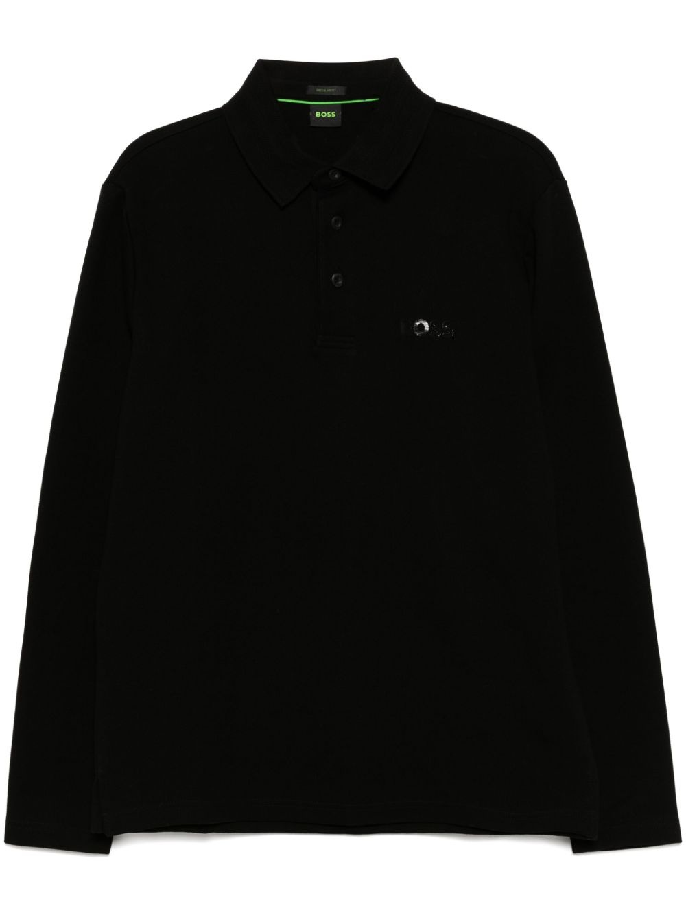 logo-print polo shirt - 1