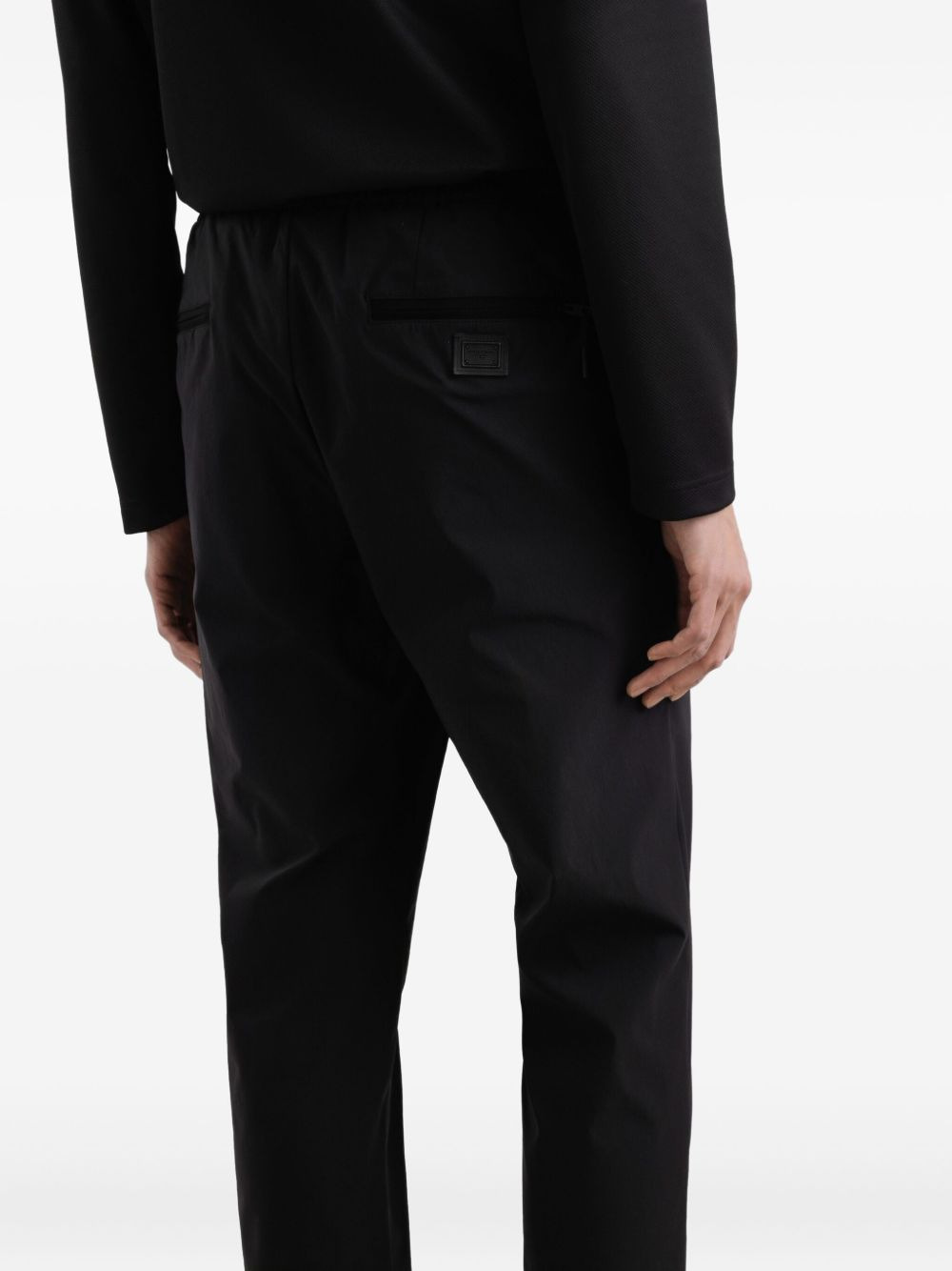 drawstring-waist trousers - 4