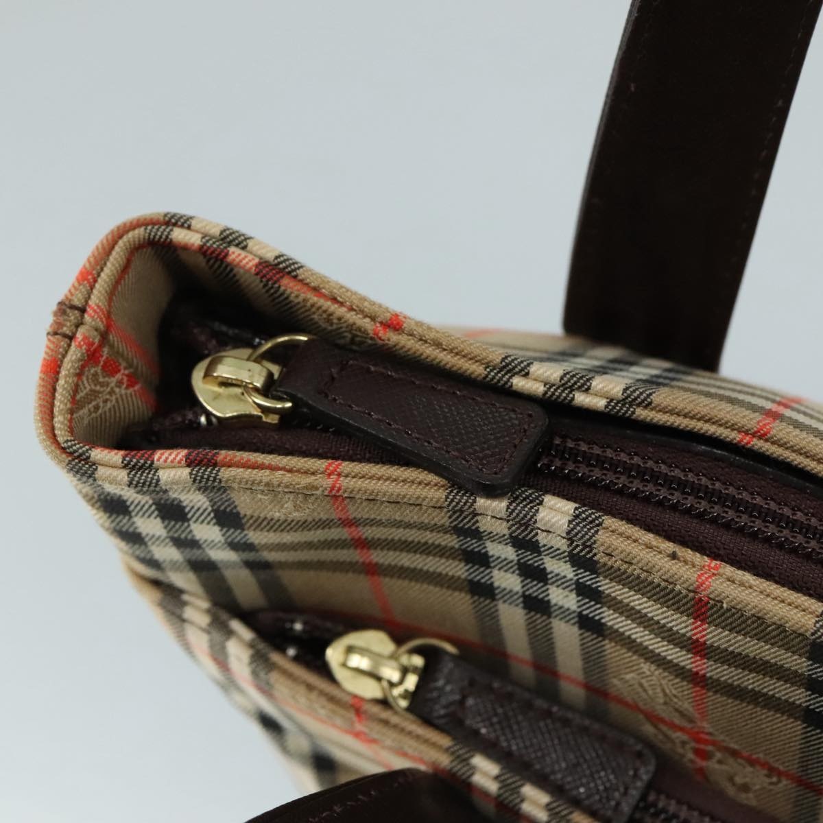Burberry Nova Check Shoulder Bag Canvas Beige - 11