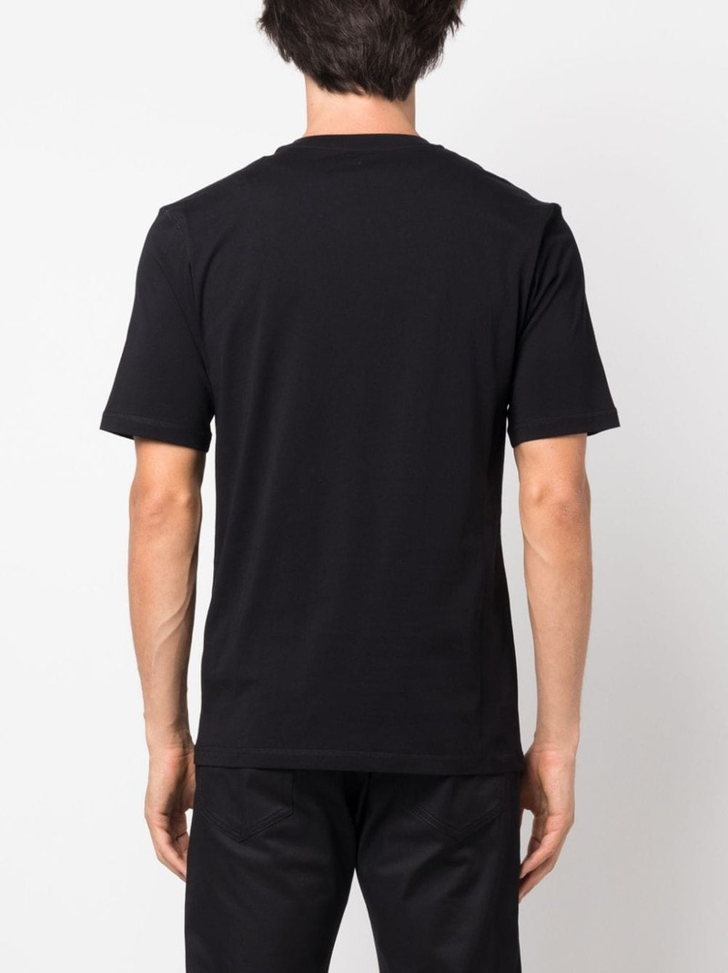 logo-patch cotton T-Shirt 4