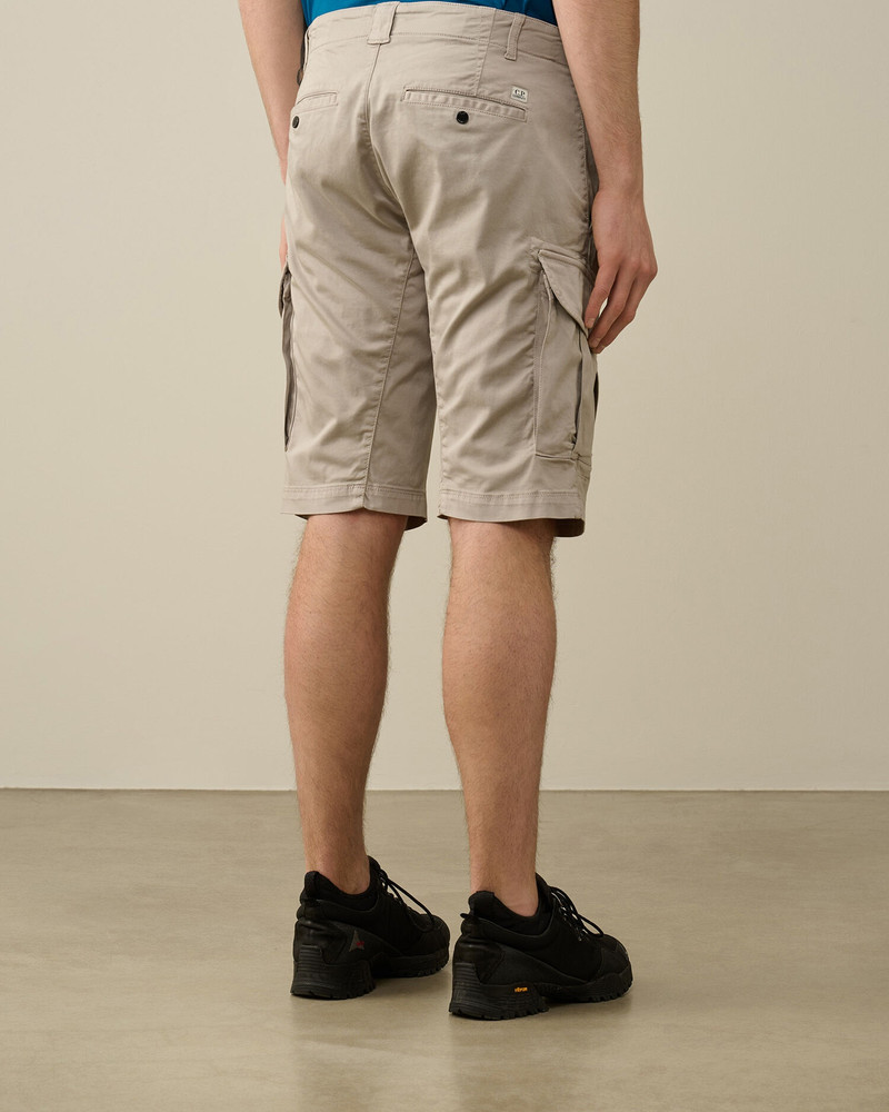 Stretch Sateen Cargo Shorts 3