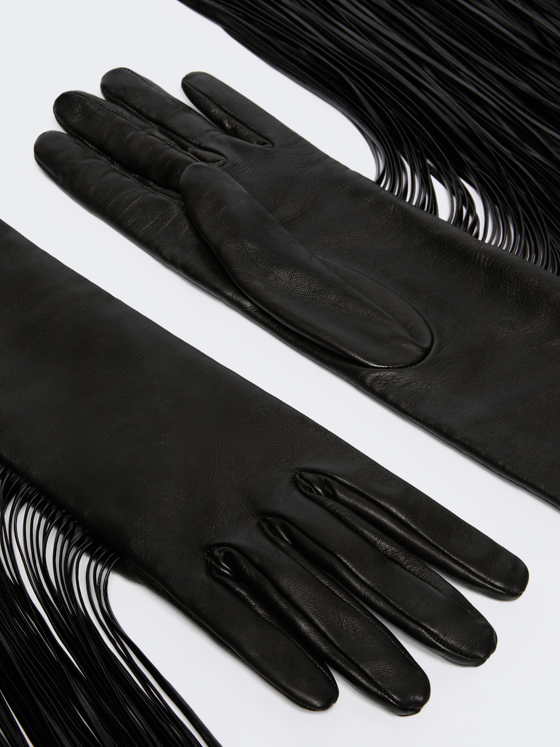 ANGEL1234 Long gloves with fringes - RUNWAY - 2