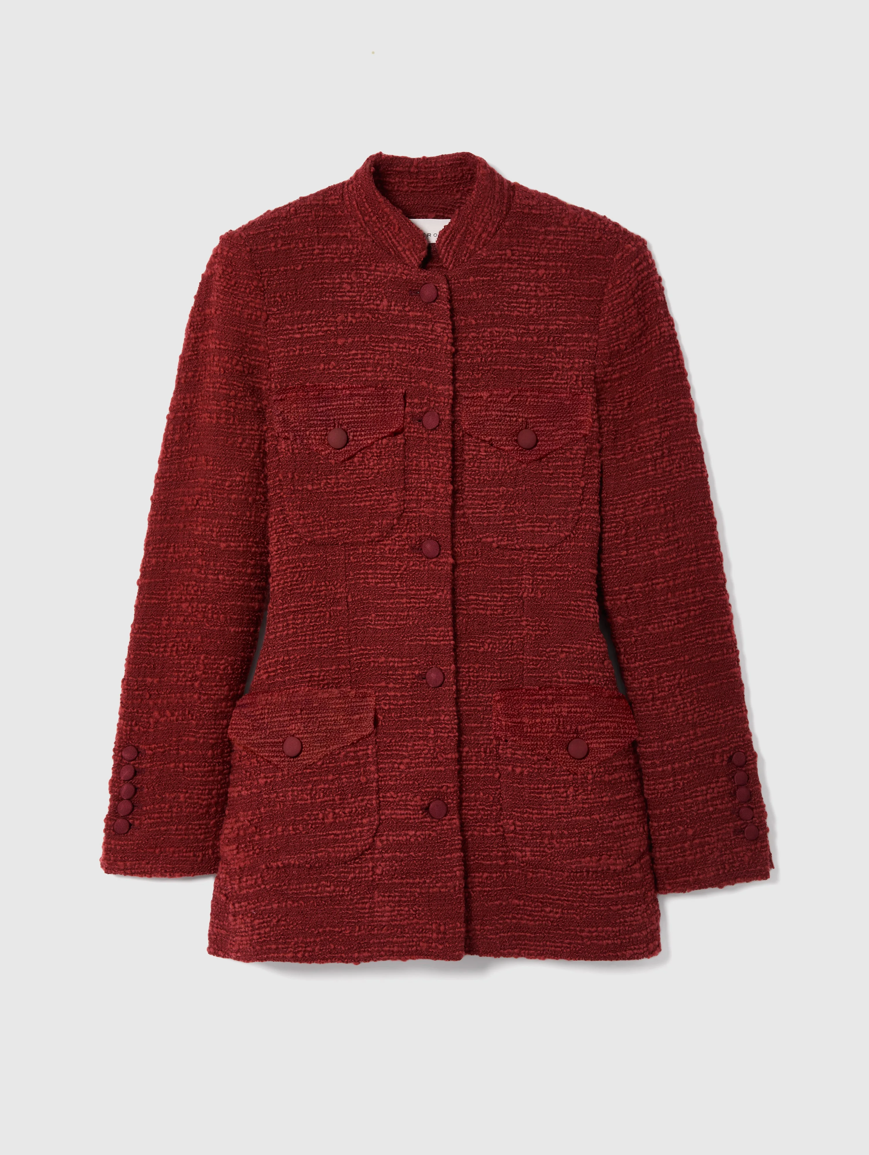 RAJA JACKET IN BERRY RED - 1