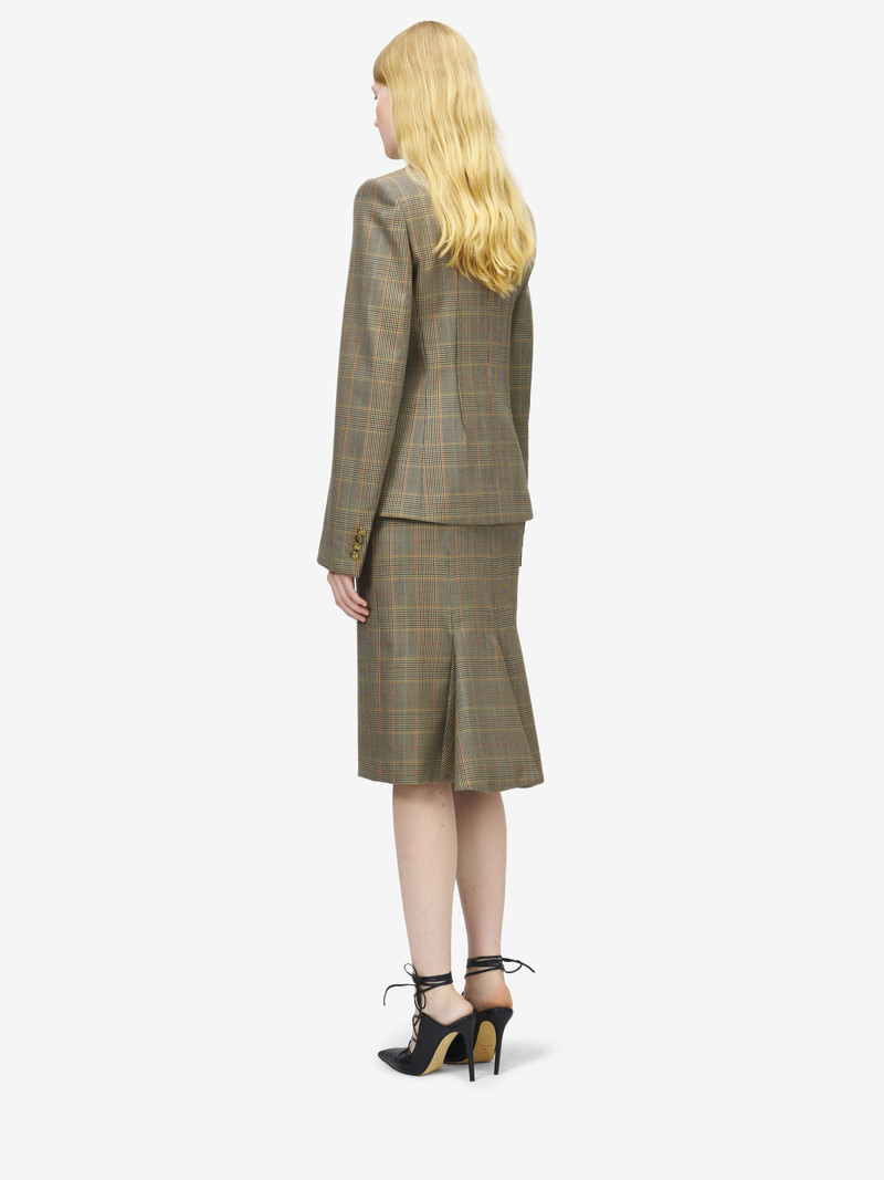 Country Check Kickback Skirt 4