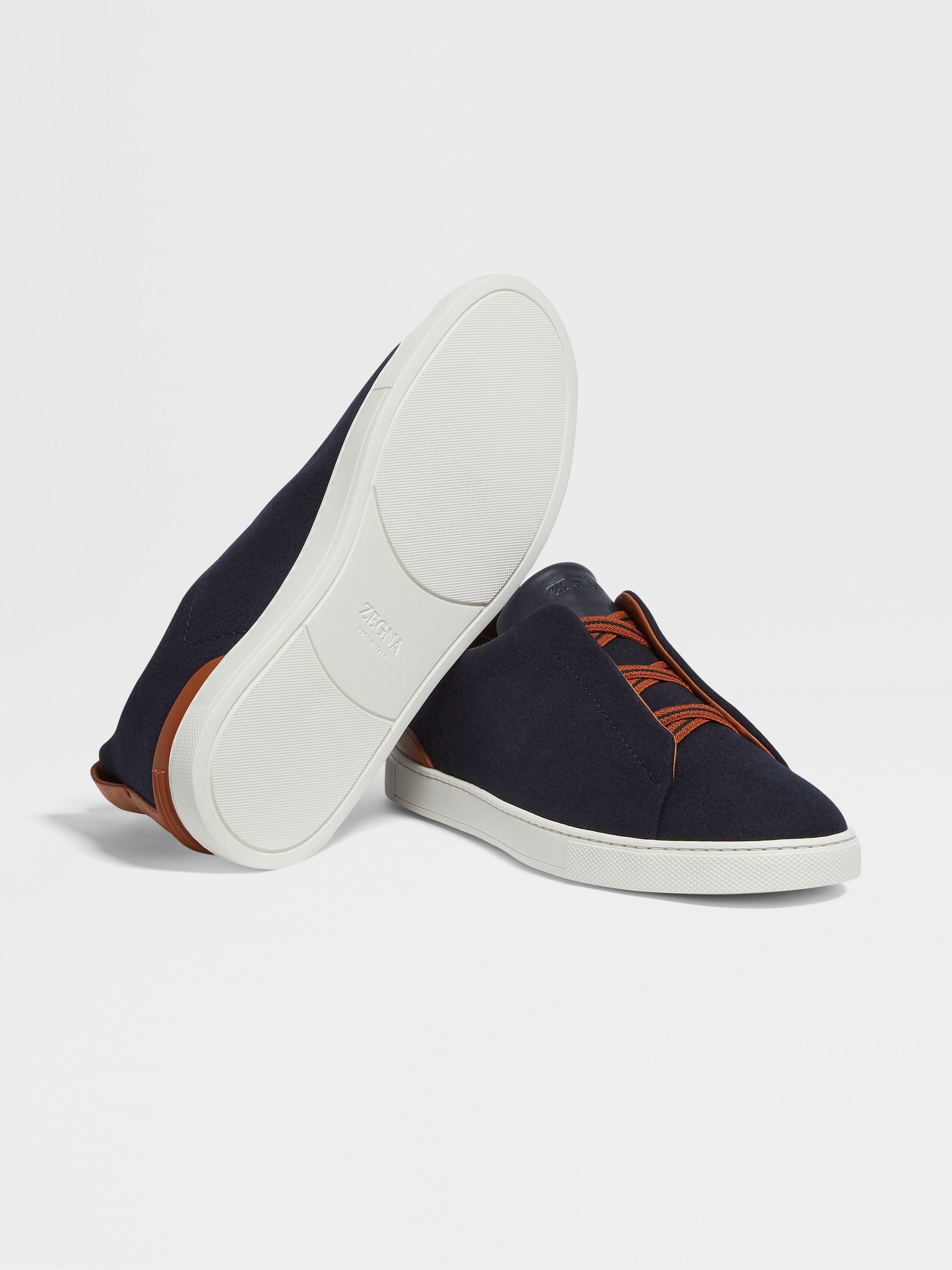 NAVY BLUE #USETHEEXISTING™ WOOL TRIPLE STITCH™ SNEAKERS - 5