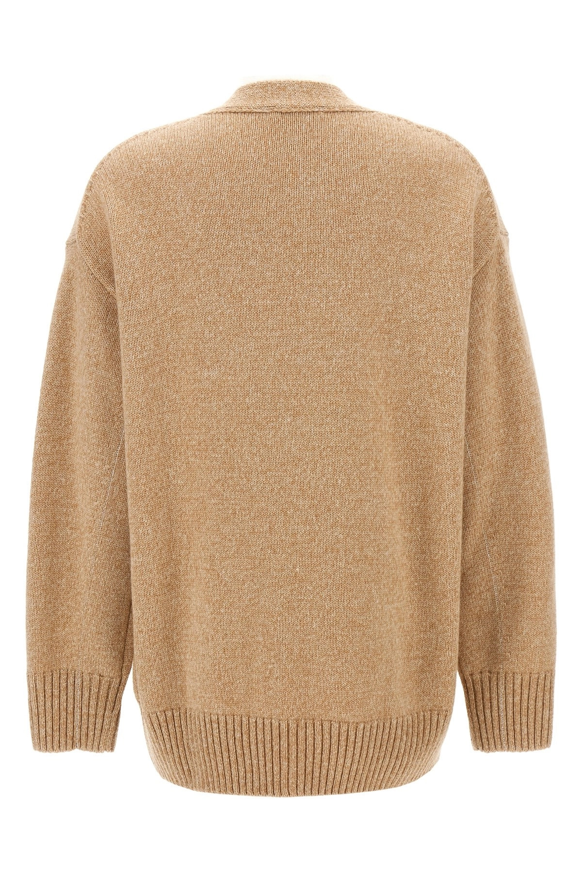 Logo button cardigan - 3