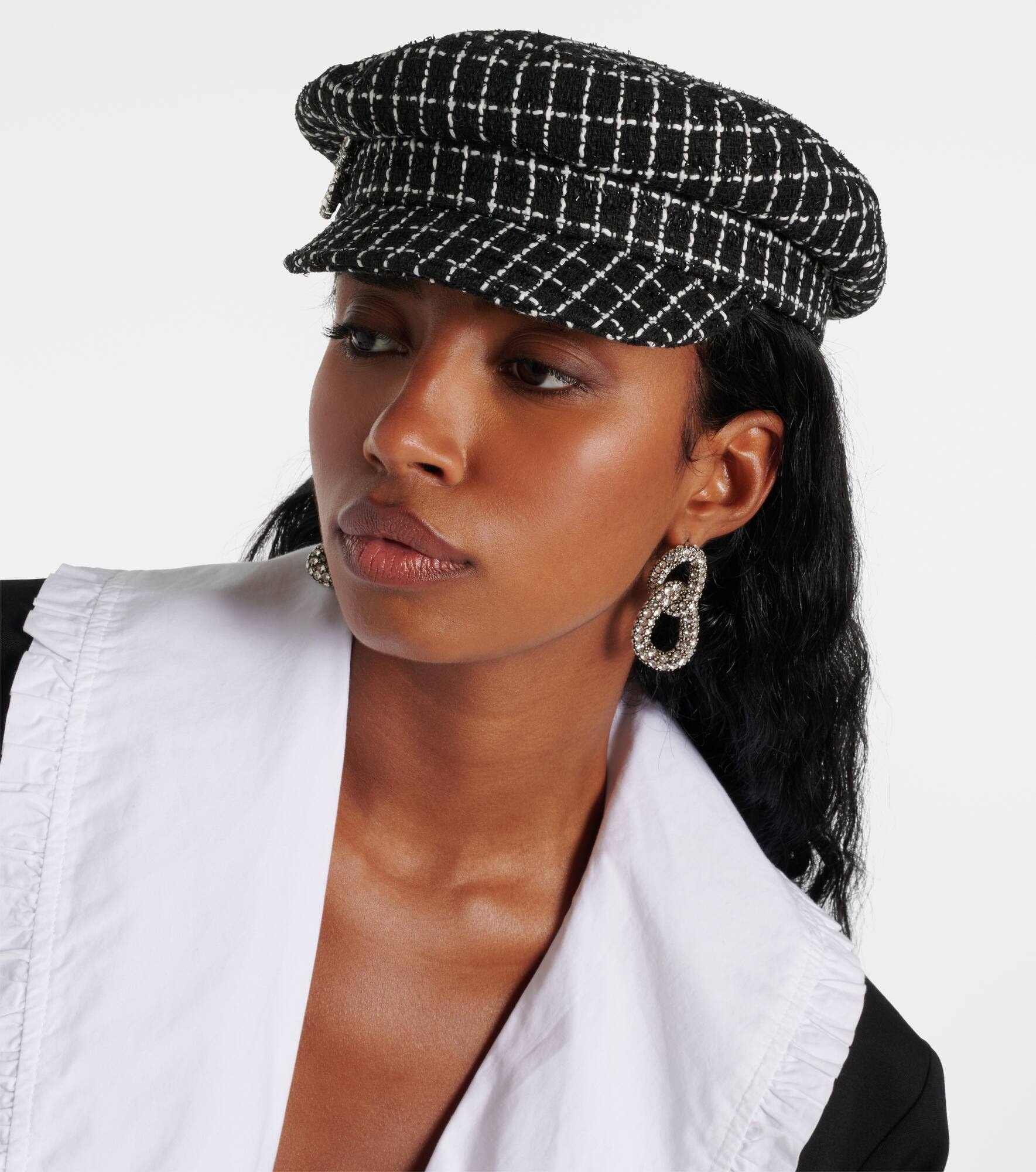 Embellished newsboy cap - 2