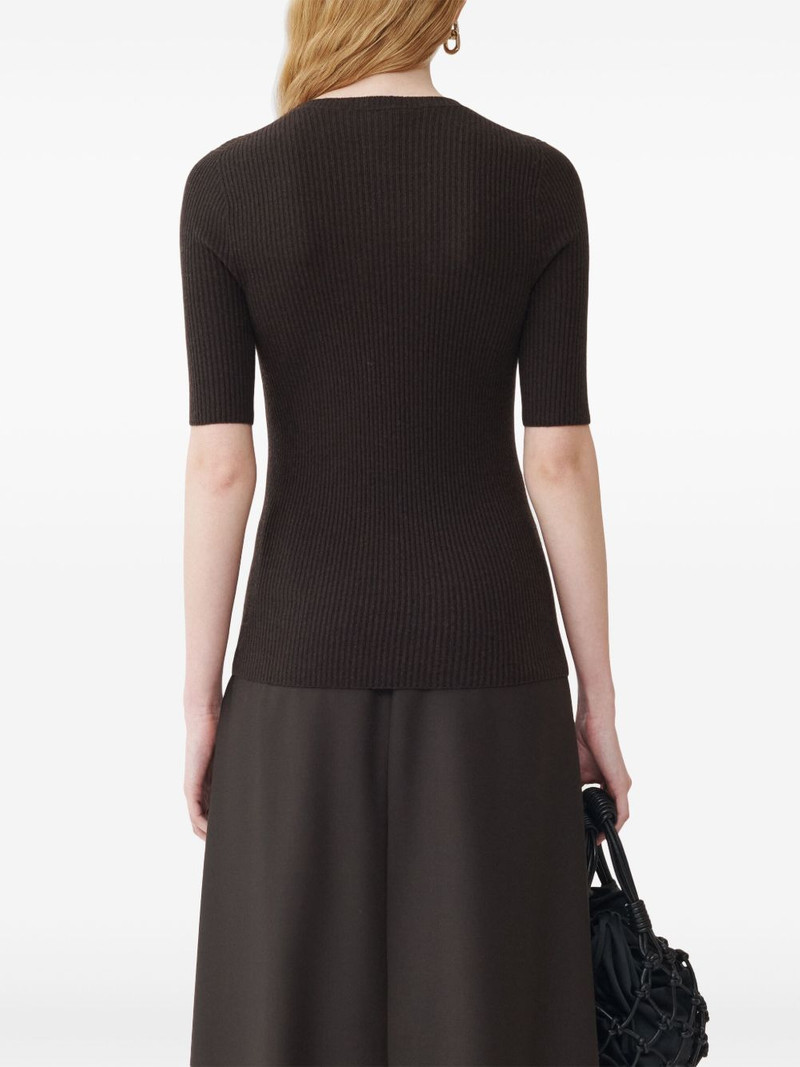 ribbed-knit t-shirt 4
