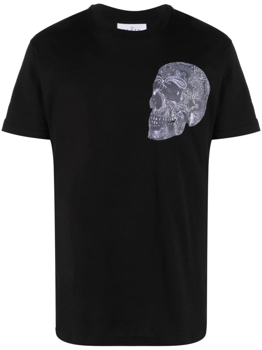 skull-print cotton T-shirt - 1