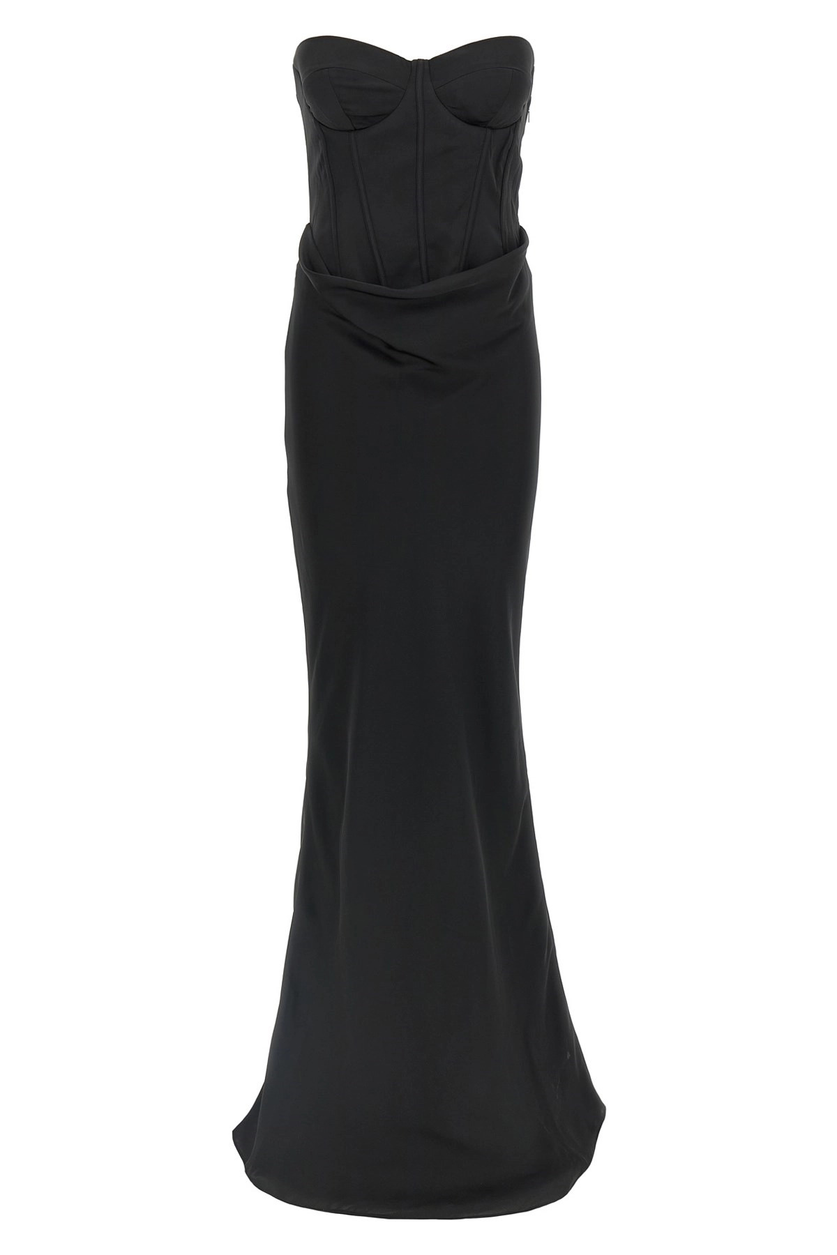 'Satin Corset Maxi' dress - 1