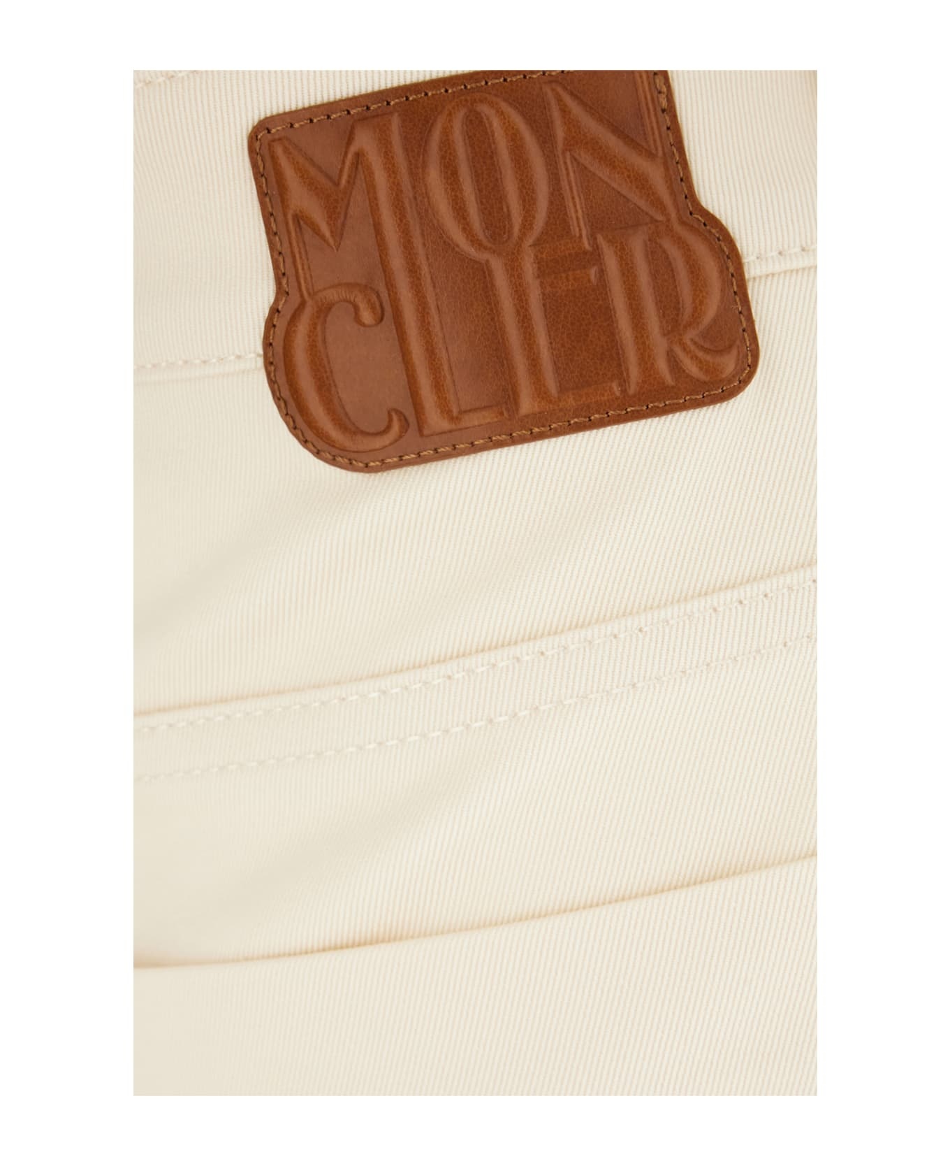 Ivory Stretch Cotton Bermuda Shorts - 3