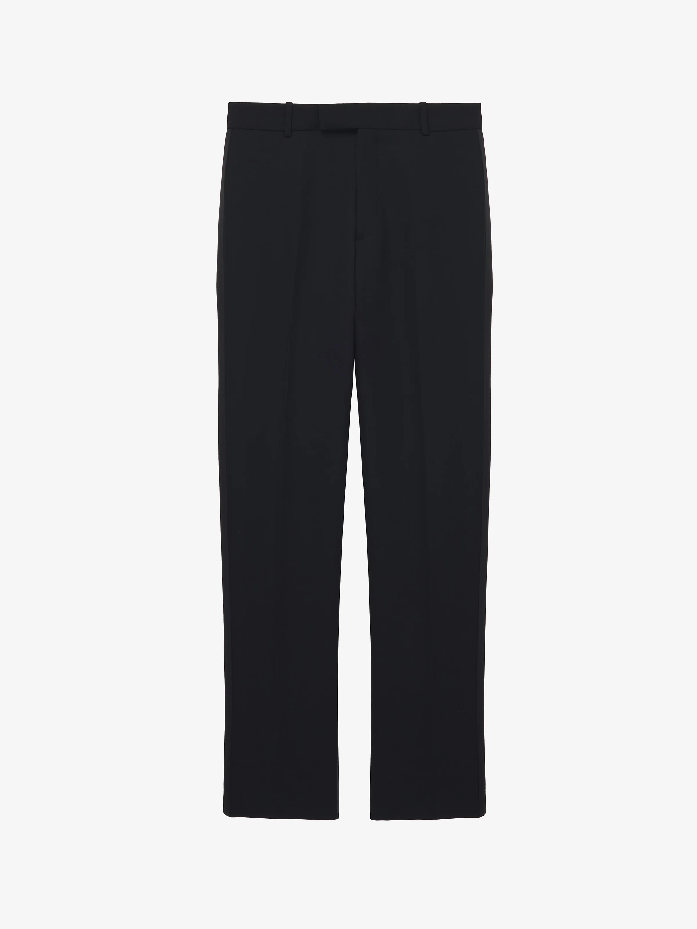 Low-Waisted Tuxedo Cigarette Trousers - 1