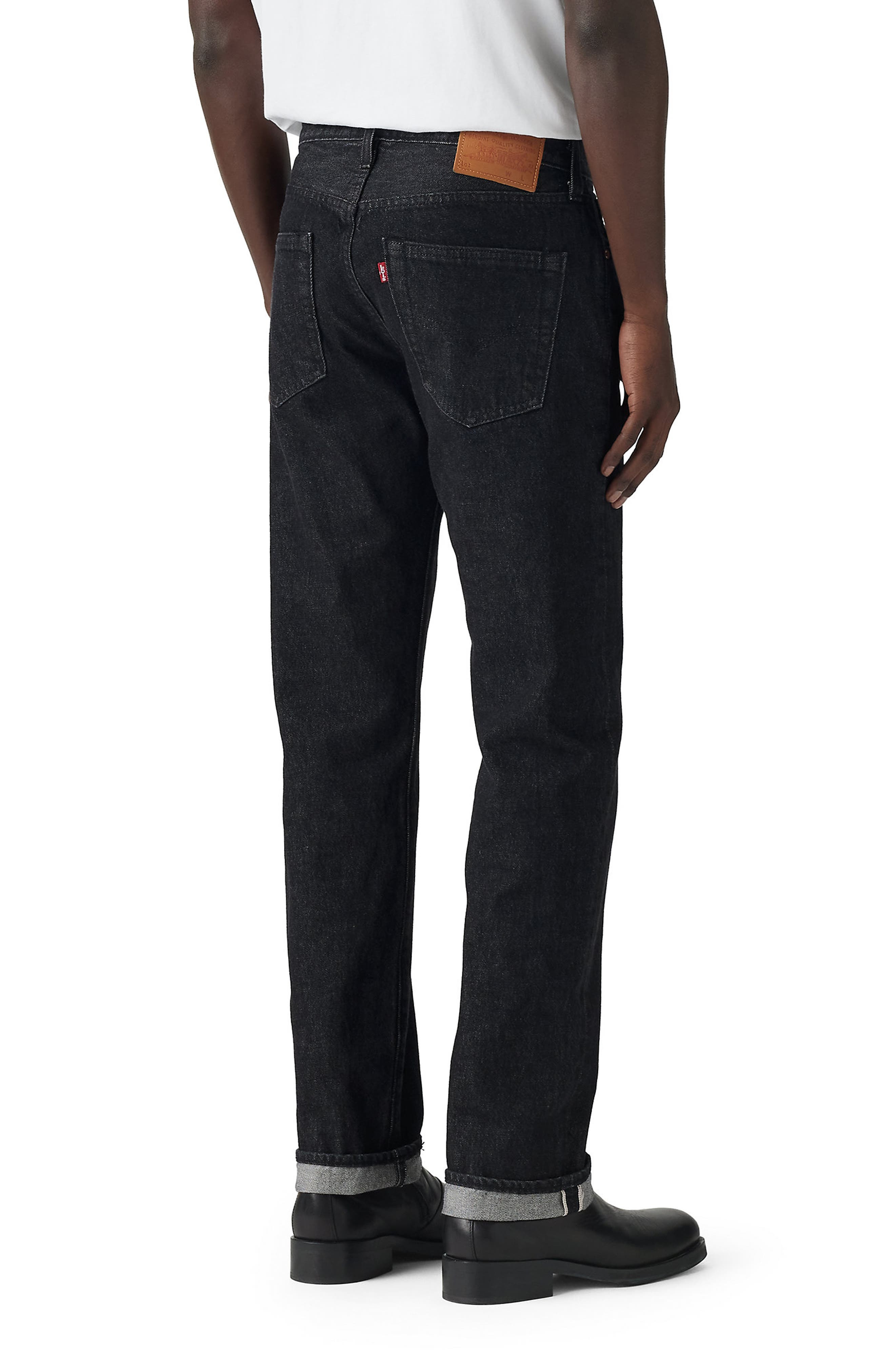 levi's 501® Original Straight Leg Jeans in Big Step Rinse Selvedge at Nordstrom - 2