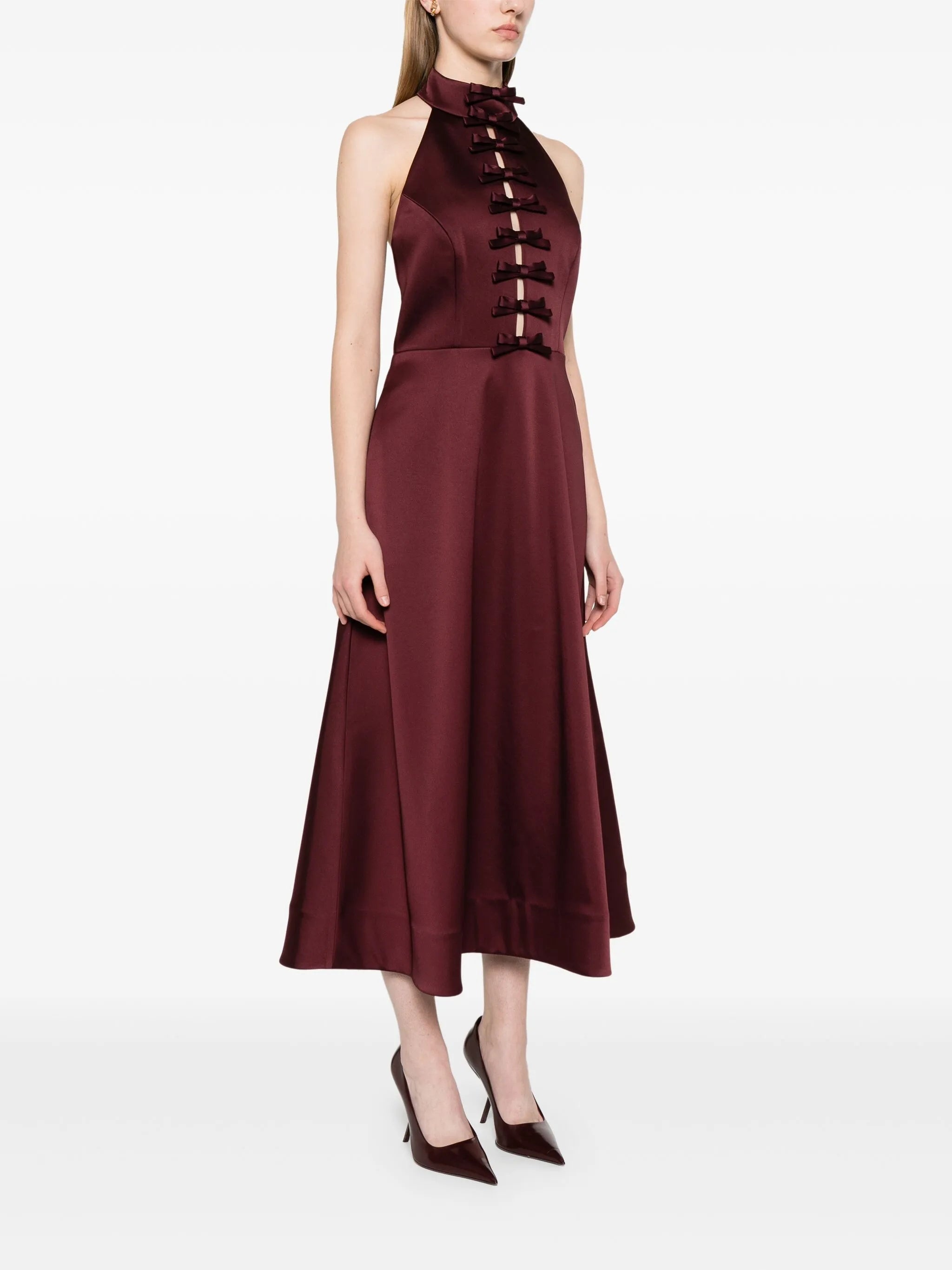 Merlot Midi Dress - 2