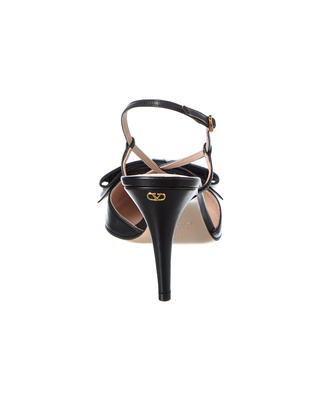 Valentino Bowow 85 Leather Slingback Pump - 3