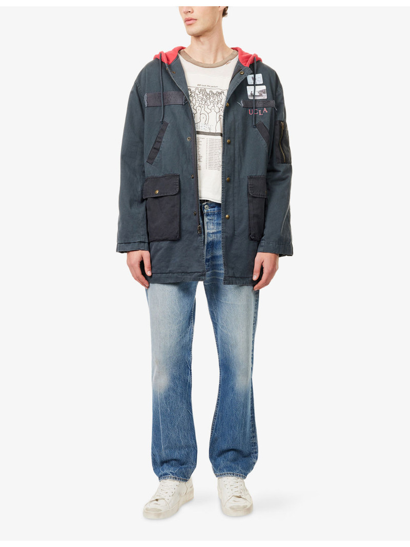 Paly Rain Field Hooded Cotton Parka Jacket outlook