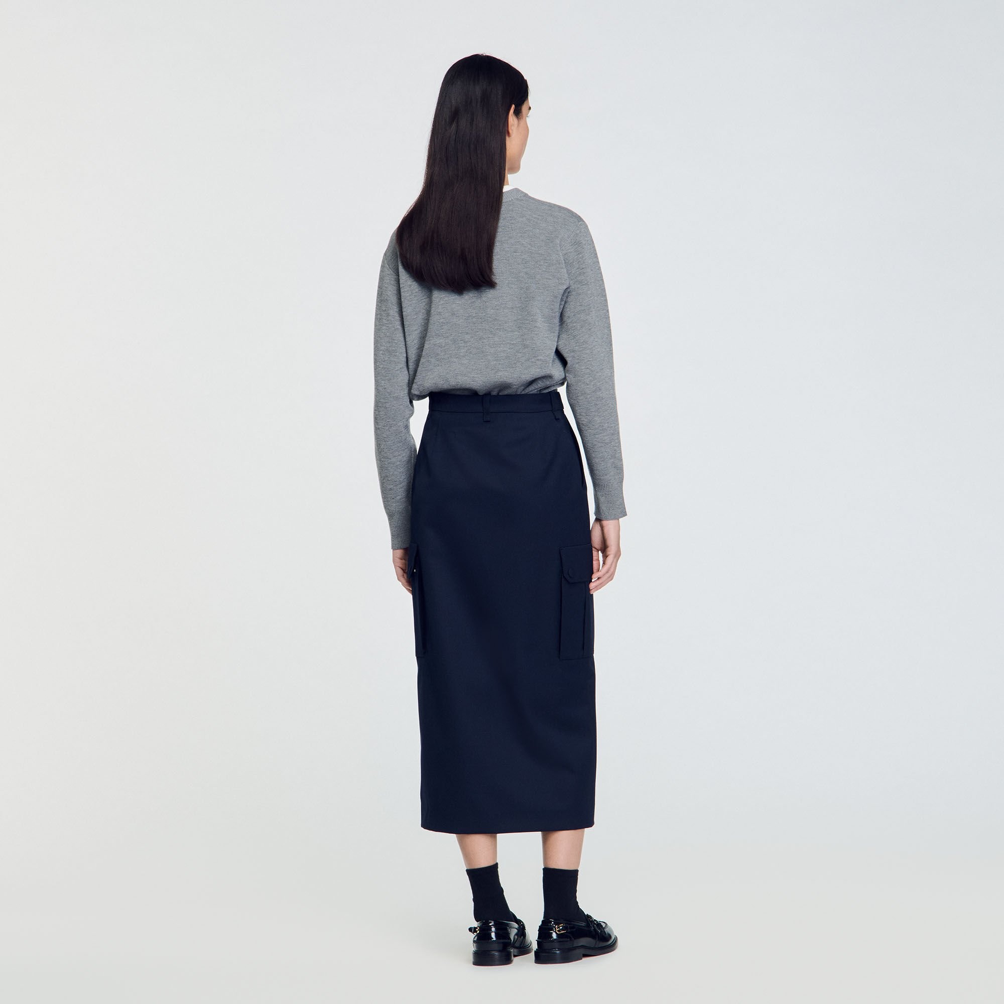 LONG CARGO SKIRT - 6