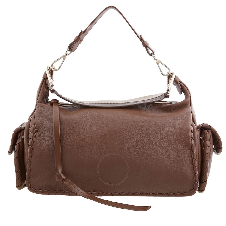 Chloe Brown Nahir Leather Tote Bag - 4