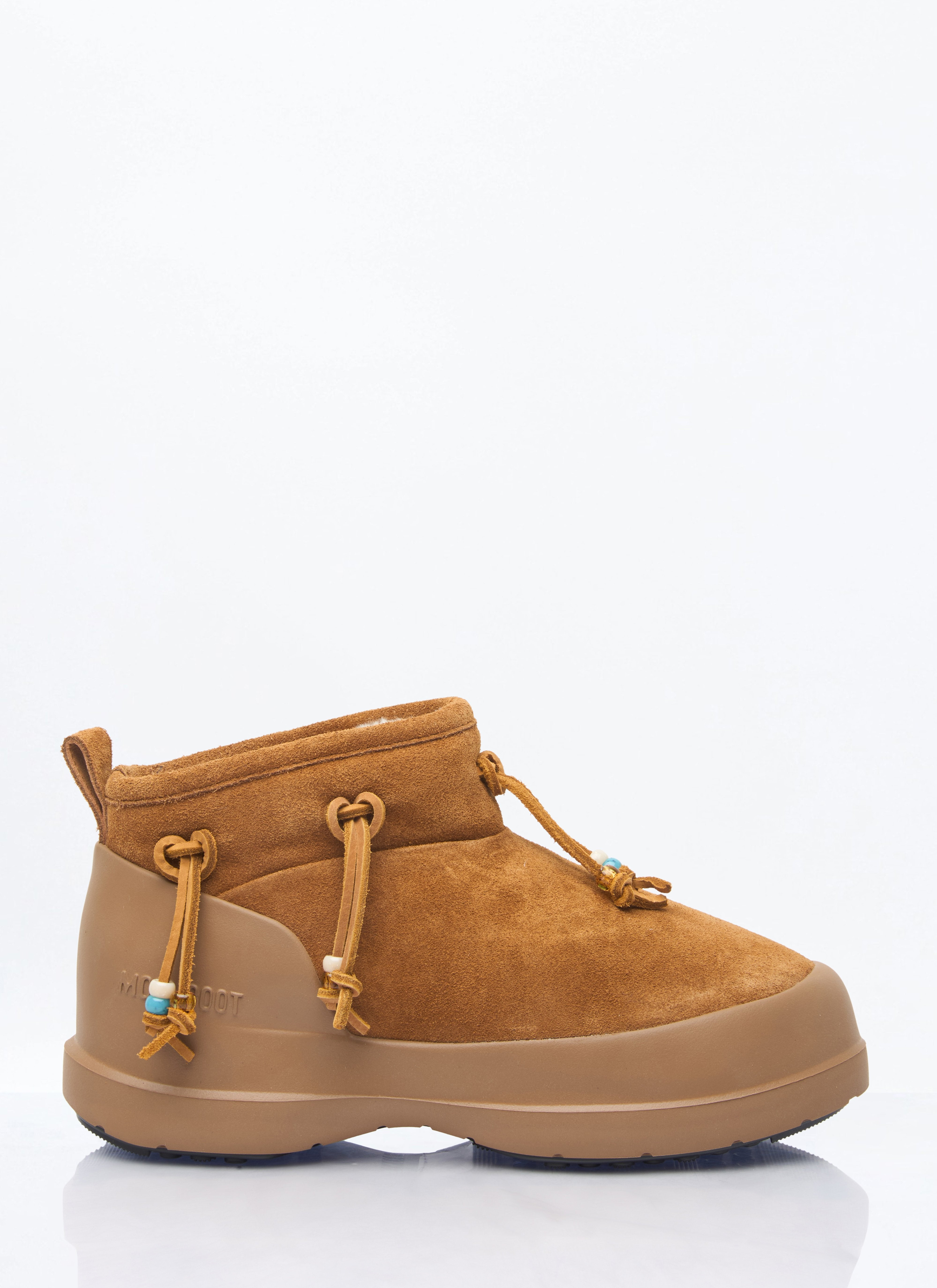 Moon Boot Women Luna Low Beads Suede Boots - 1
