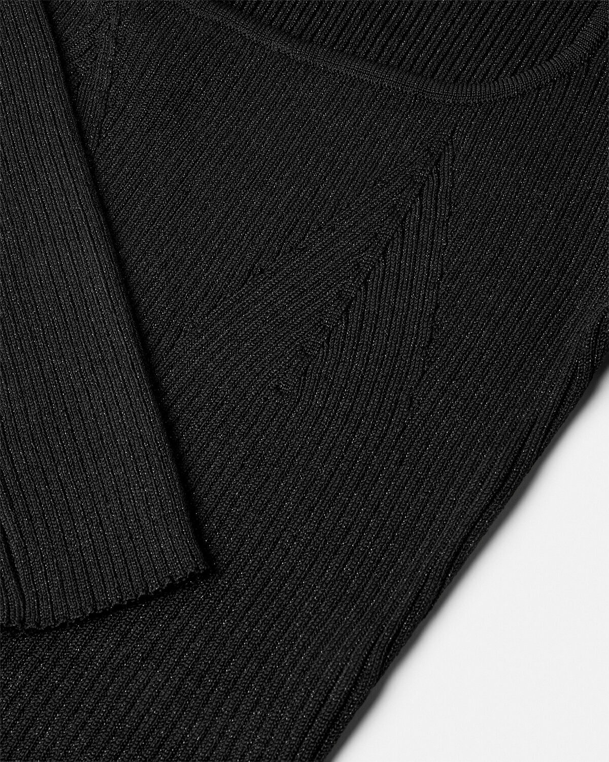 Baroque Buckle Ribbed Top - 4