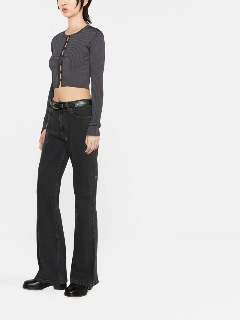 Ksubi flared-leg denim jeans outlook