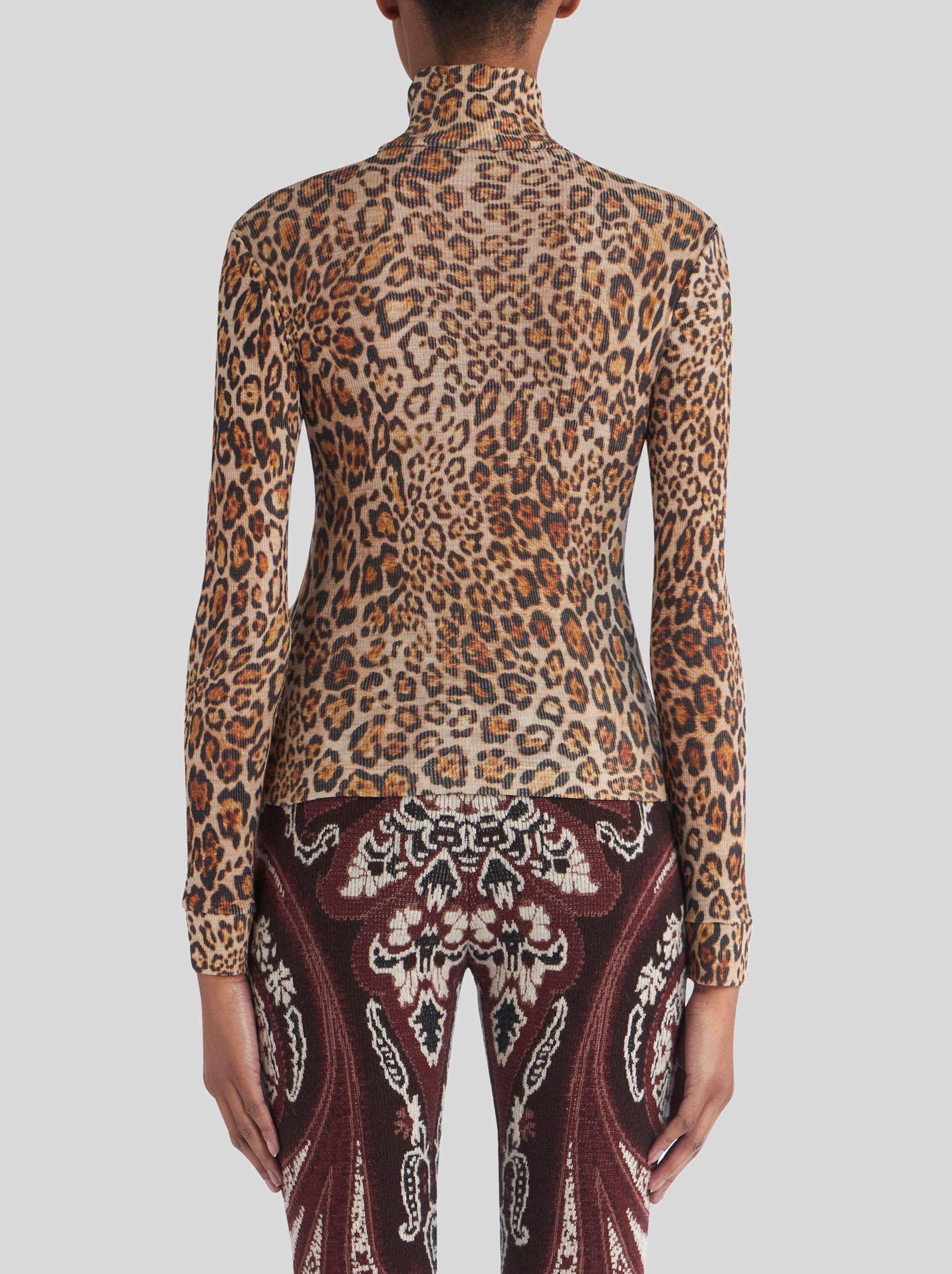 ANIMALIER WOOL TOP - 5