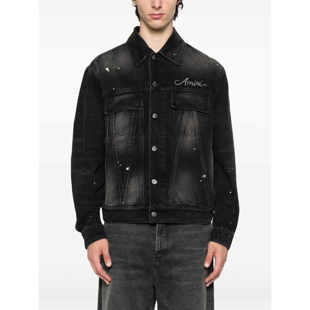 Amiri Black Jackets - Denim Jackets Men - 2
