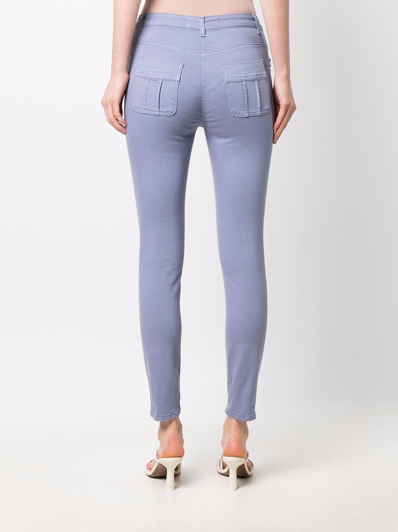 charm-detail denim jeans 4