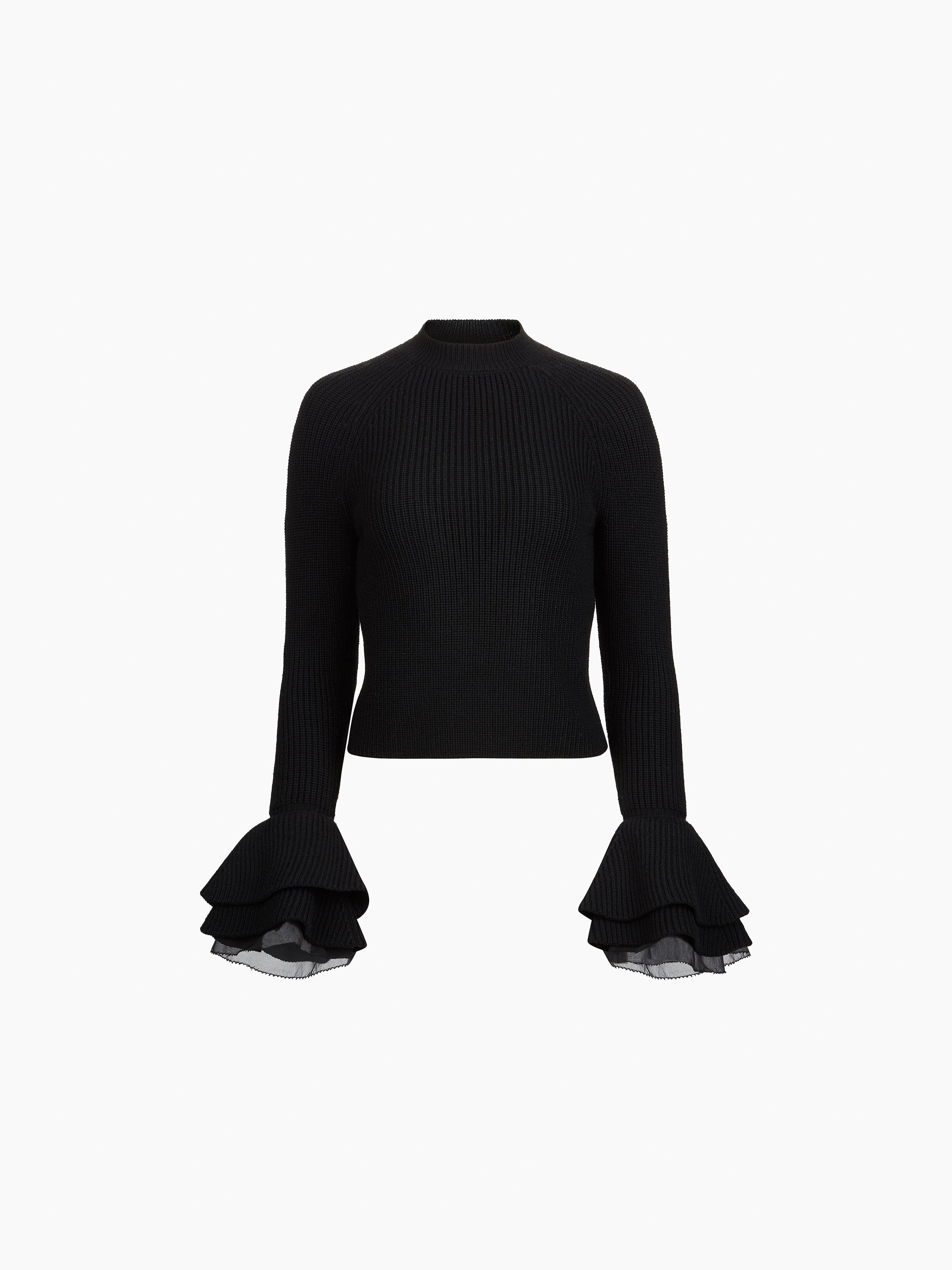 Ruffled Cuffs Sweater - 5