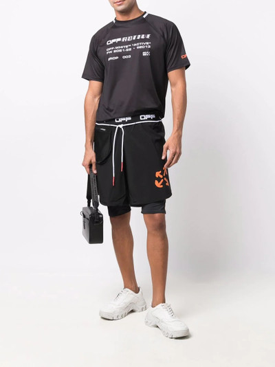 Off-White Active Arrow motif shorts outlook