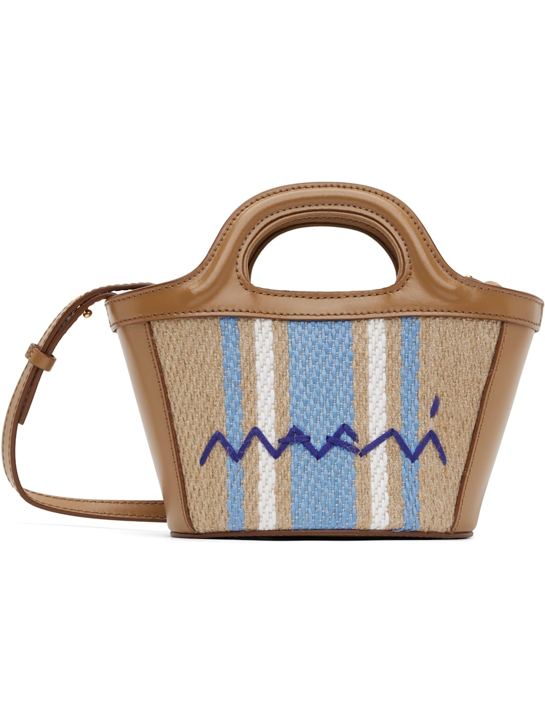 Brown Tropicalia Micro Tote - 1