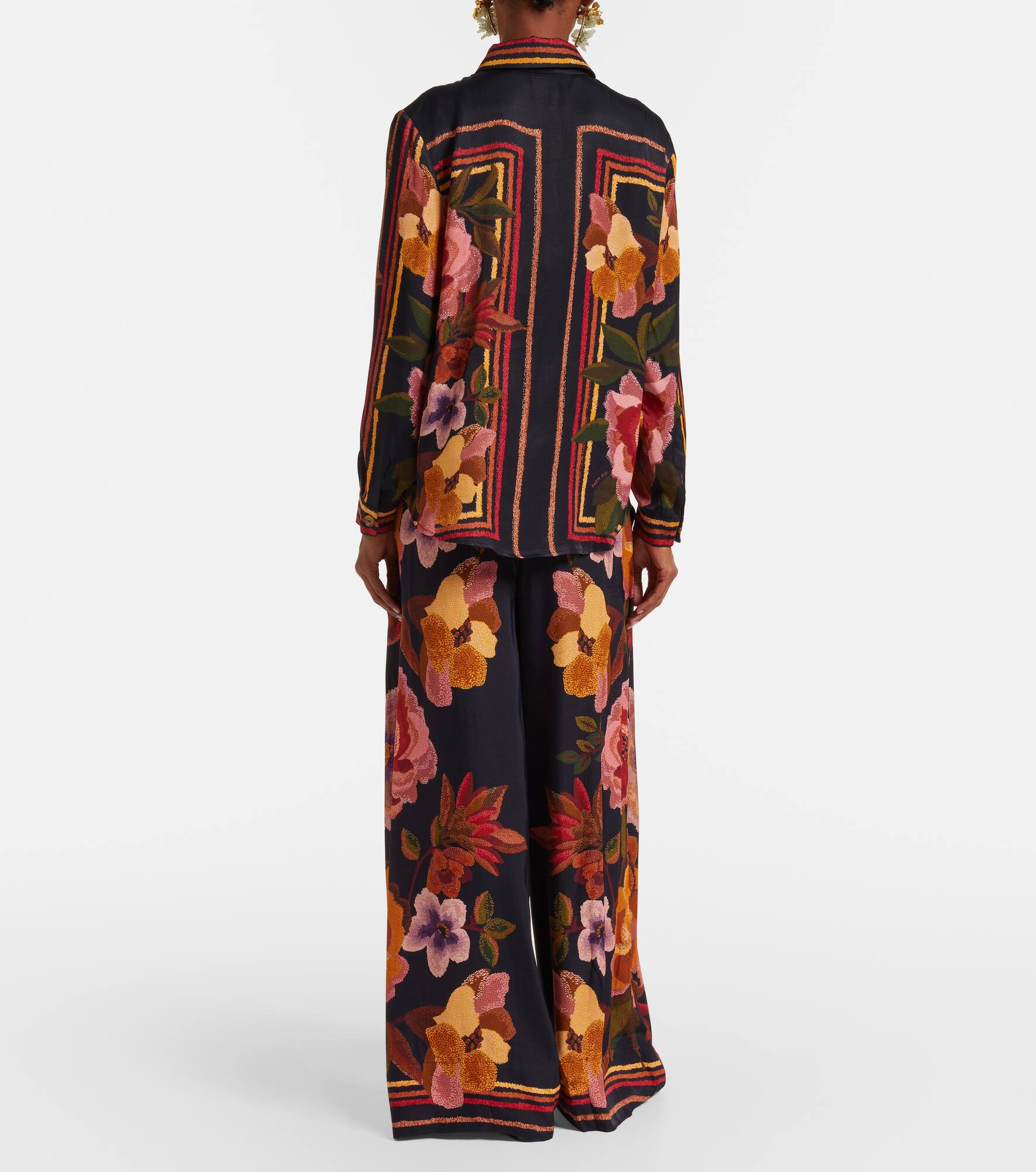Chenille Flowers shirt - 3