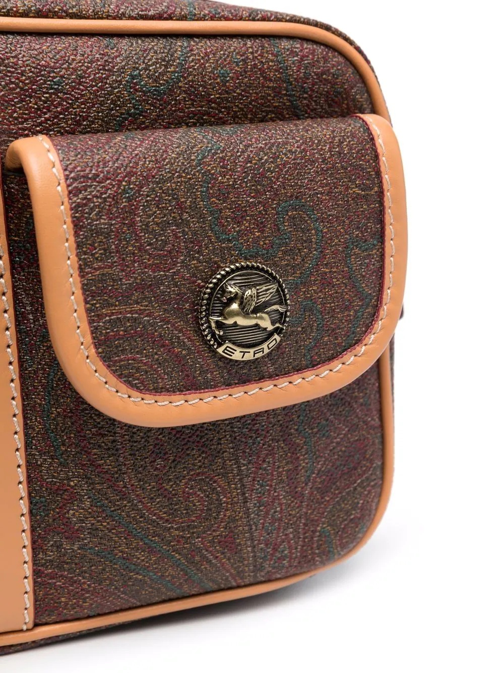 paisley calf leather bag - 4