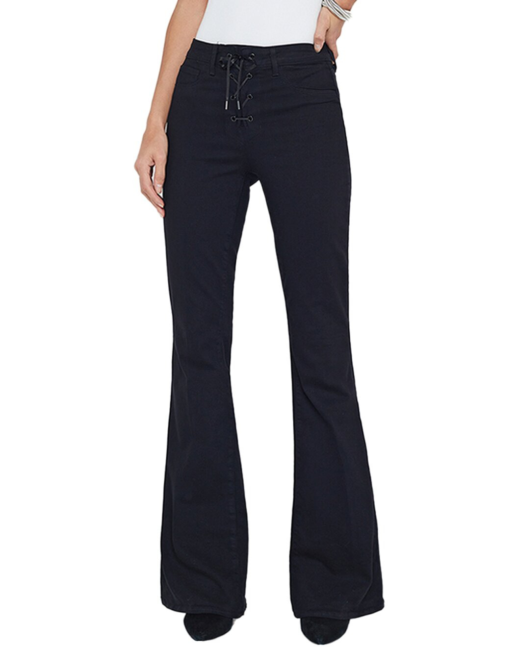 L'AGENCE Chasir Noir Flare Jean - 1