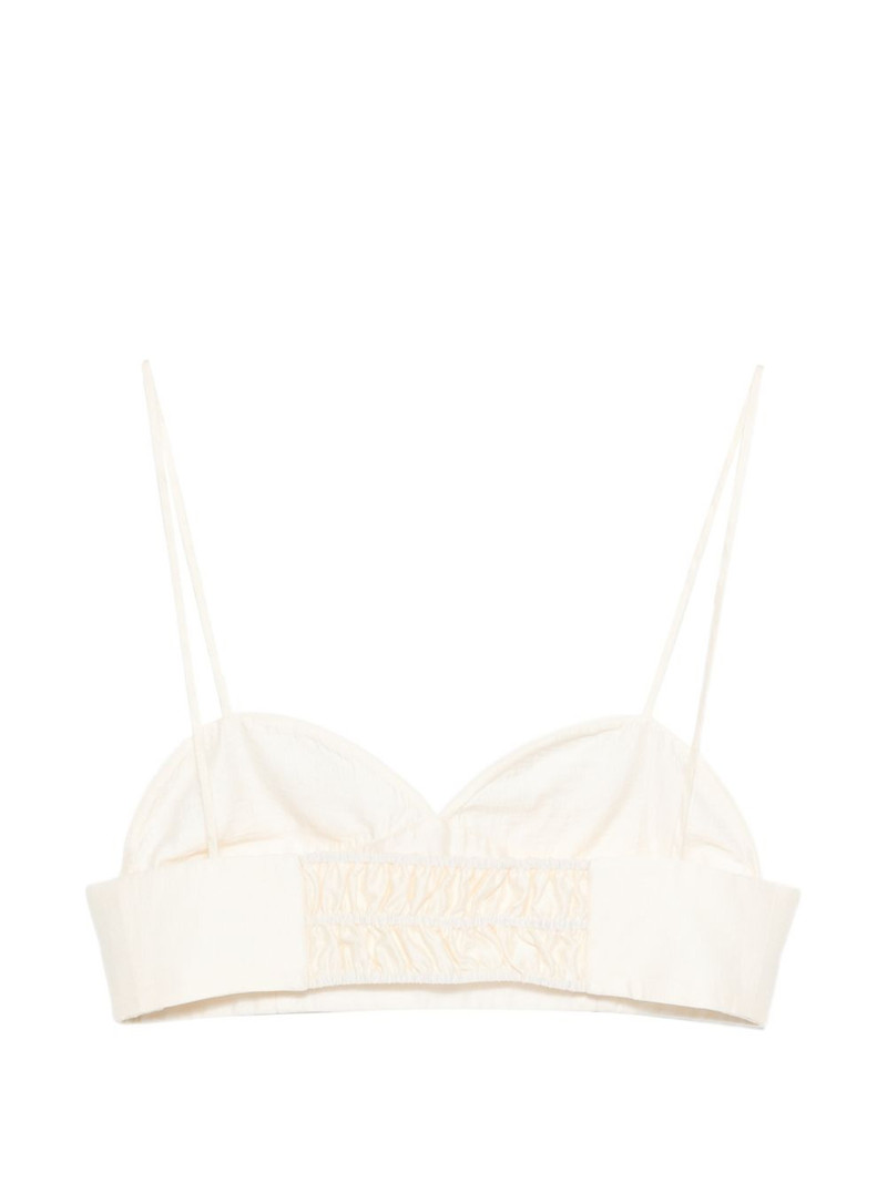 CORDERA ribbed spaghetti-strap top outlook