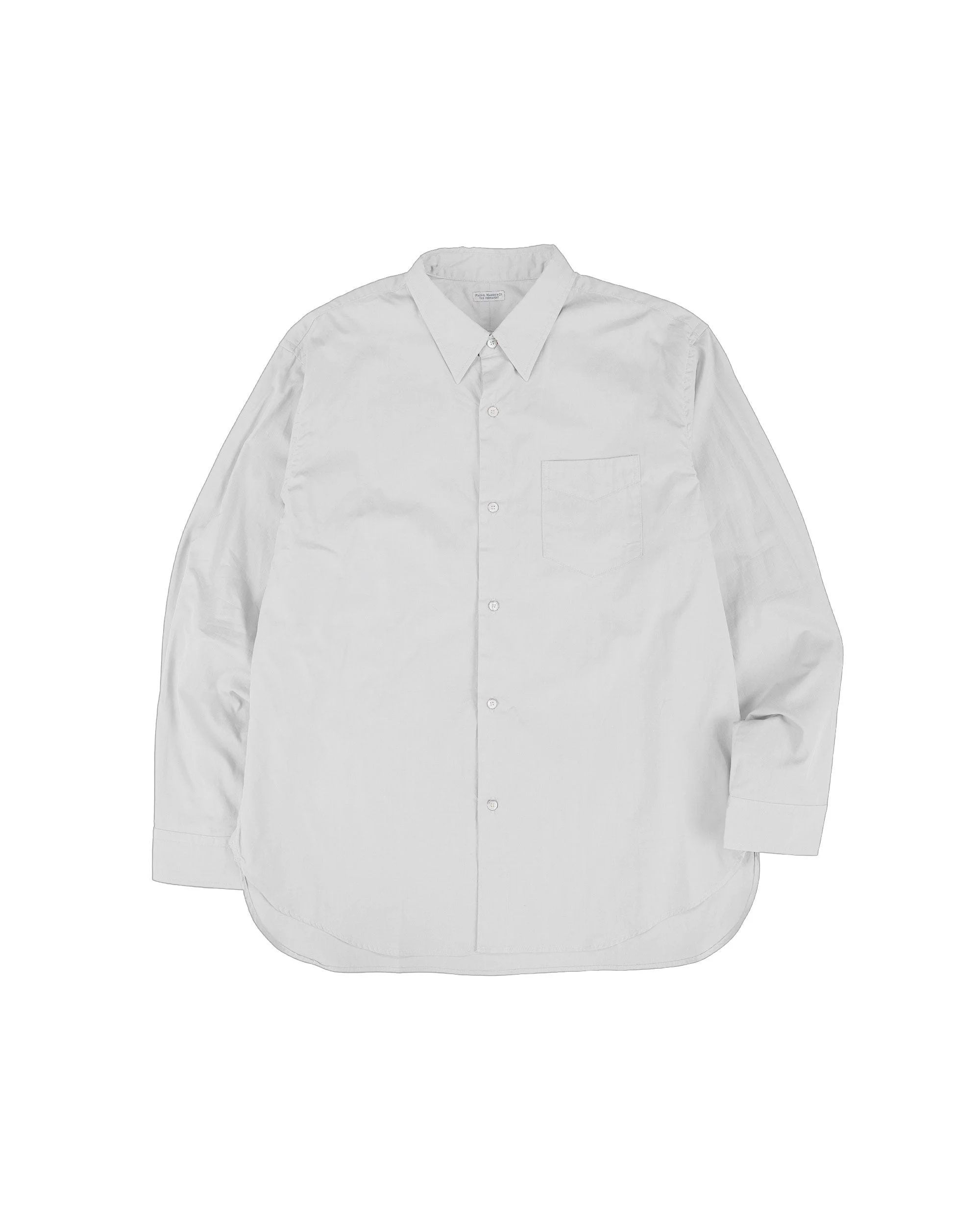 Regular Collar Dress Shirt Old White - 1