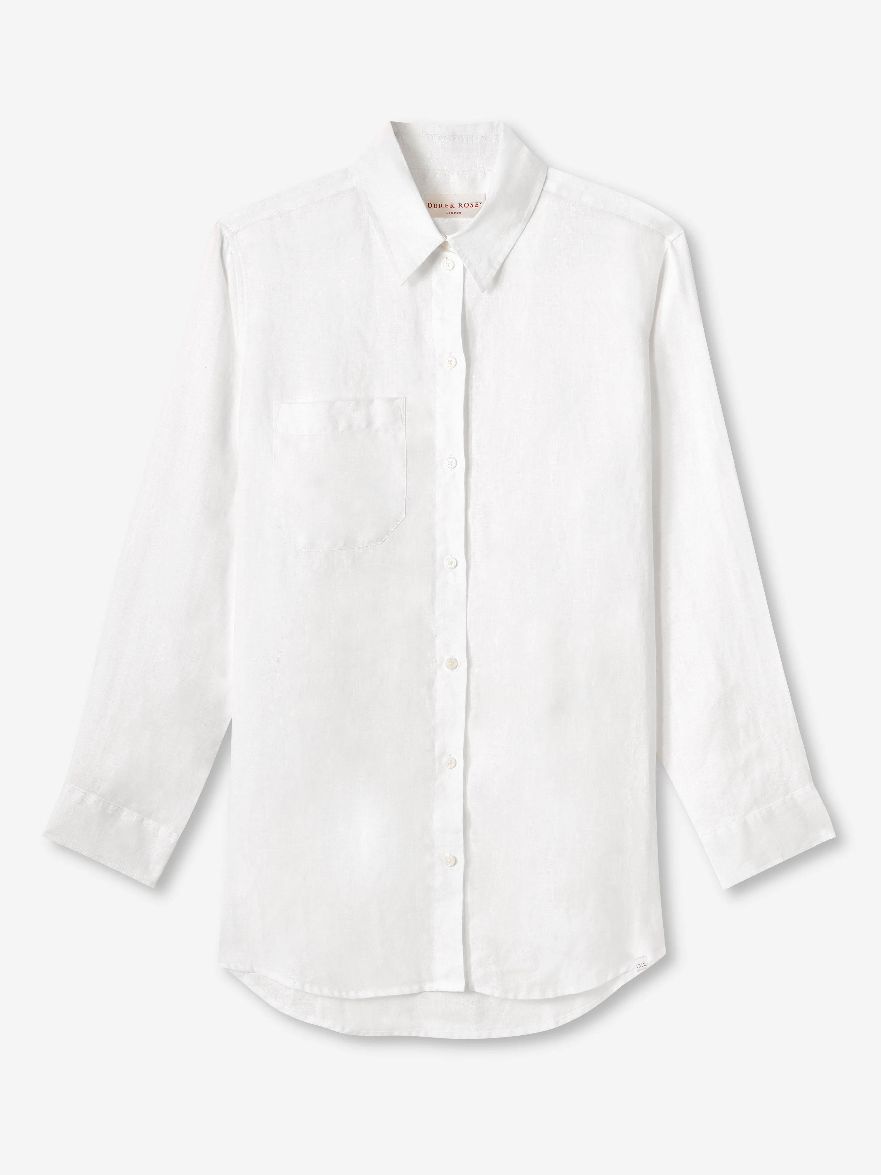 Women's Shirt Sicily Linen White - 8