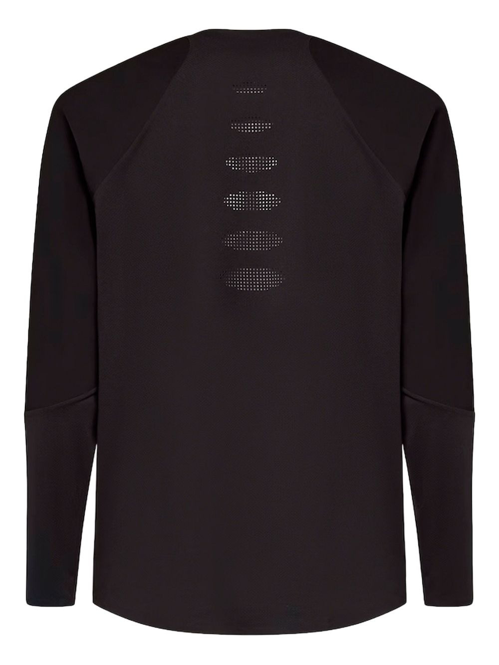 perforated-panel long-sleeves T-shirt - 2