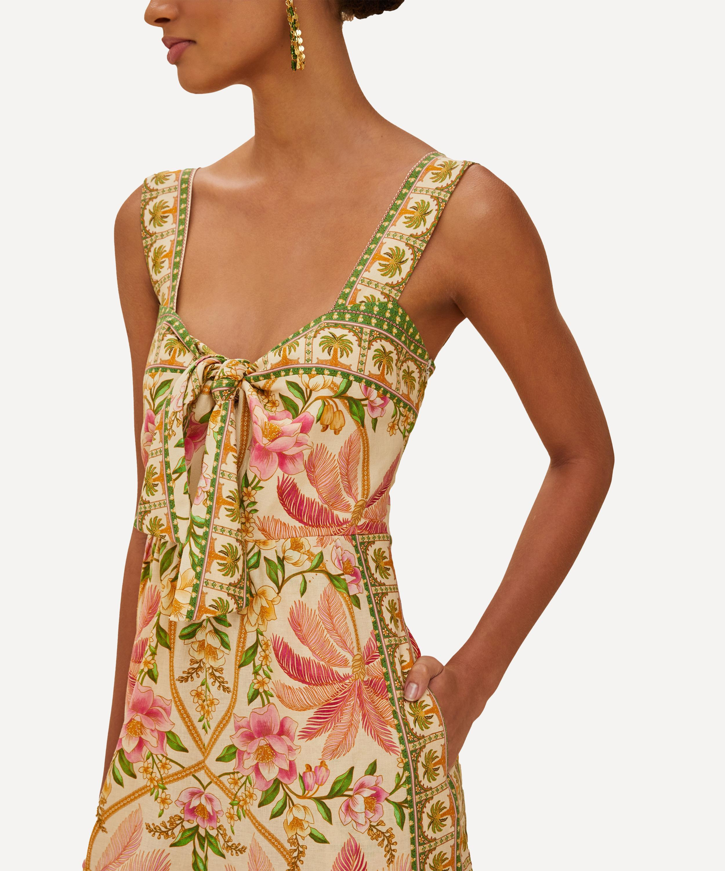 Off-White Palm Tree Eyelet Jumpsuit - 3